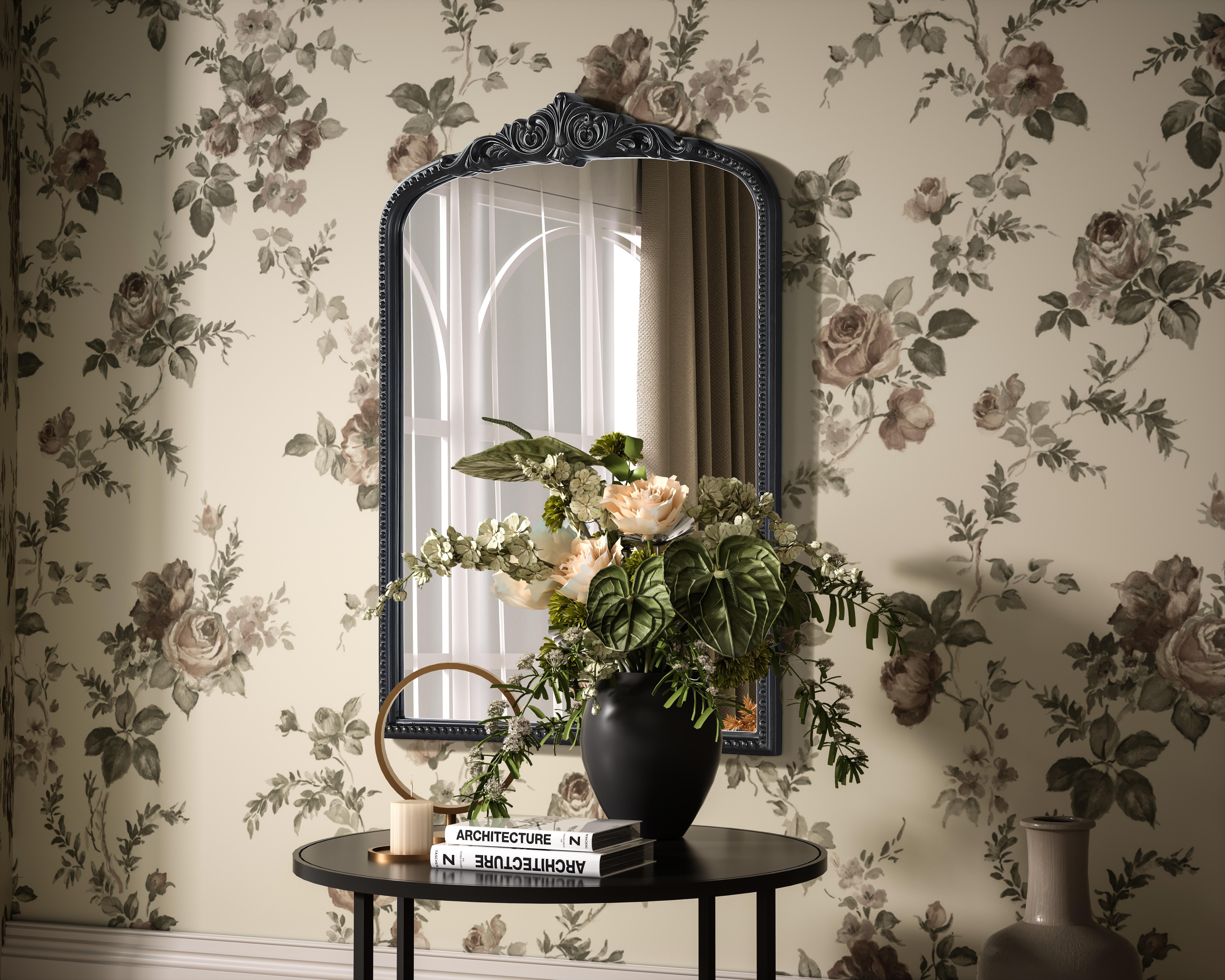 Naomi Arched Wall Mirror in Vintage Bronze - Image 3