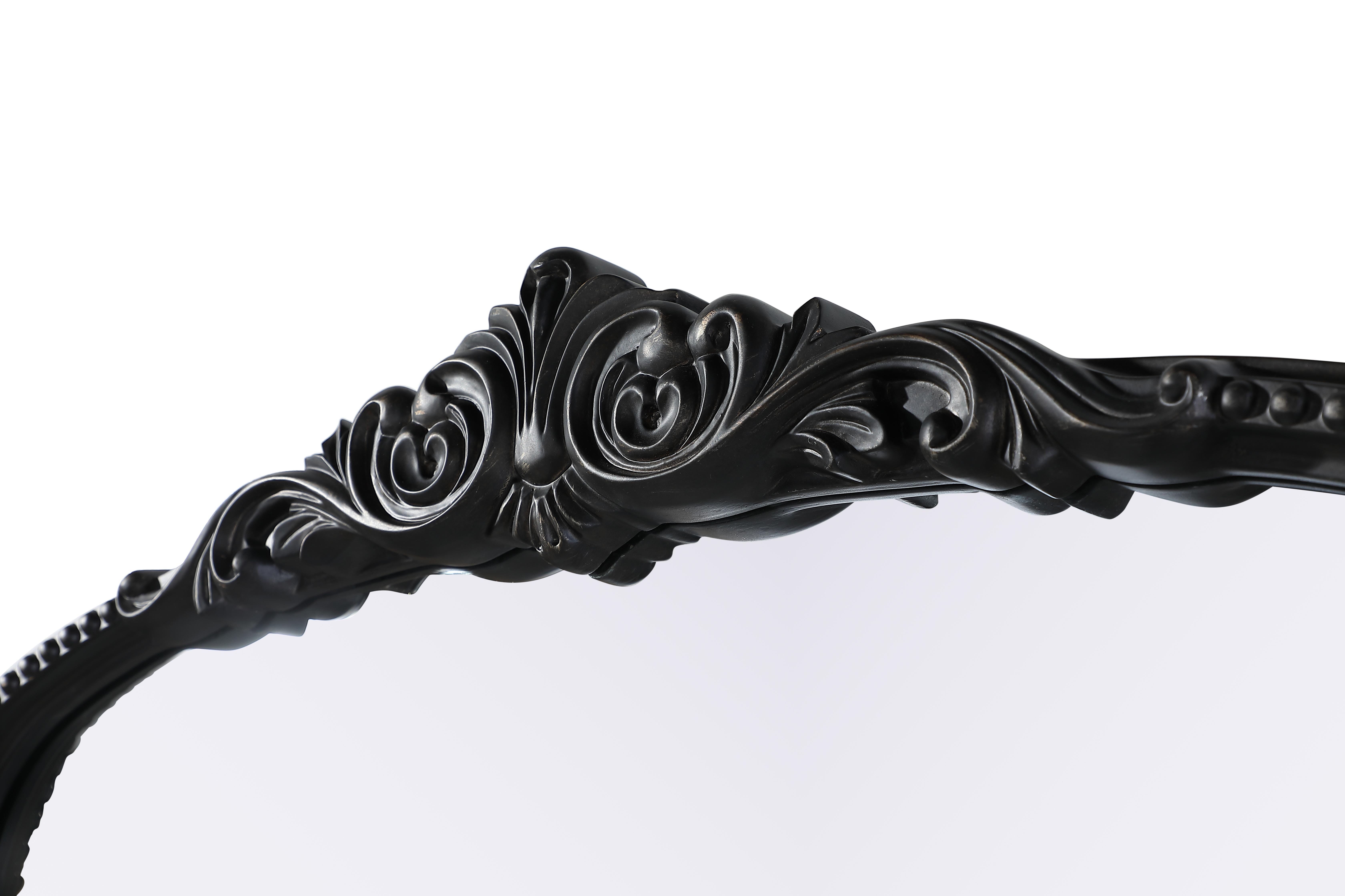 Naomi Arched Wall Mirror in Vintage Bronze - Image 5