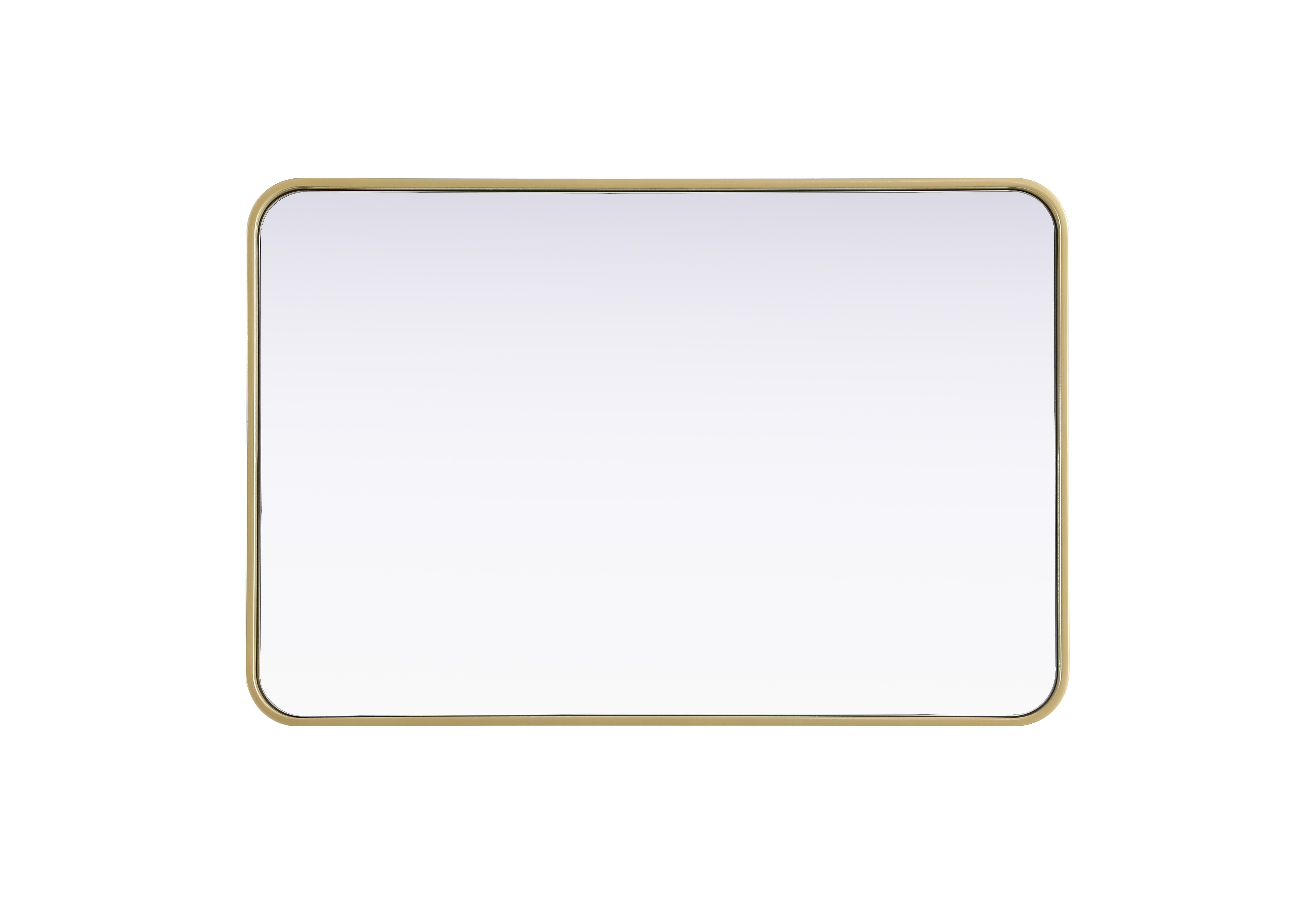 Remy 24" x 36" Wall Mirror in Brass - Image 5