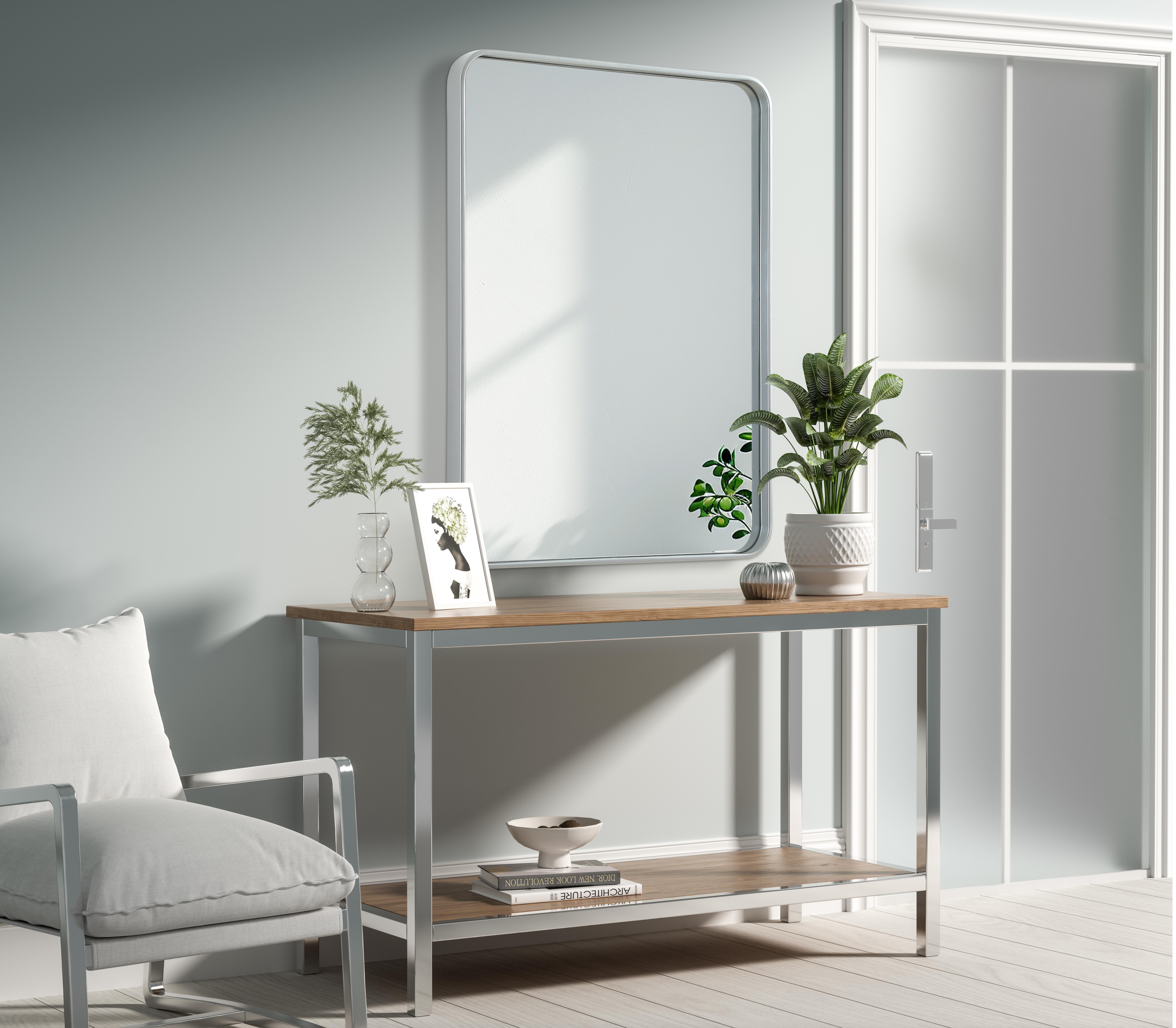 Remy Wall Mirror in Silver - Image 3