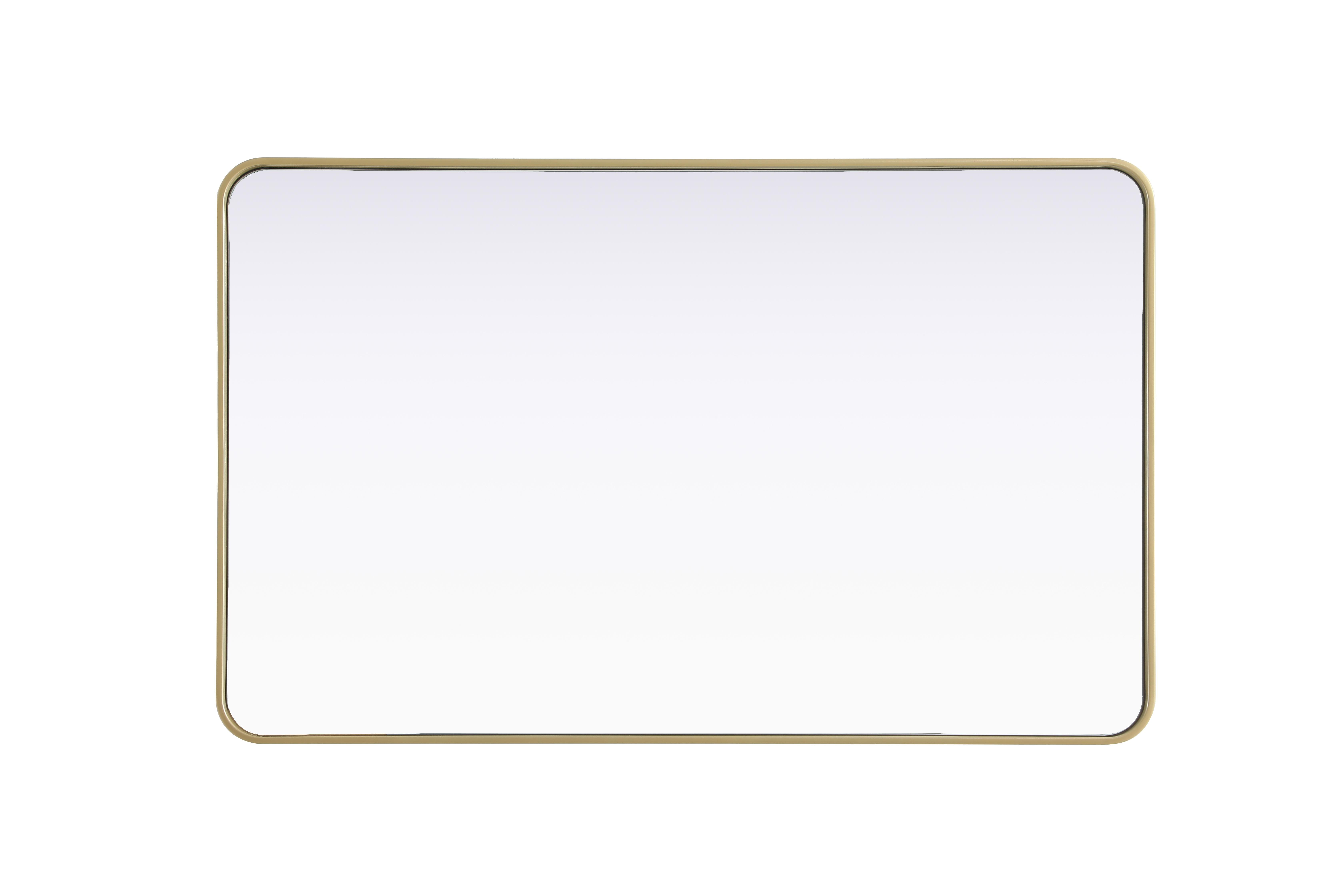 Remy 30" x 48" Wall Mirror in Brass - Image 5