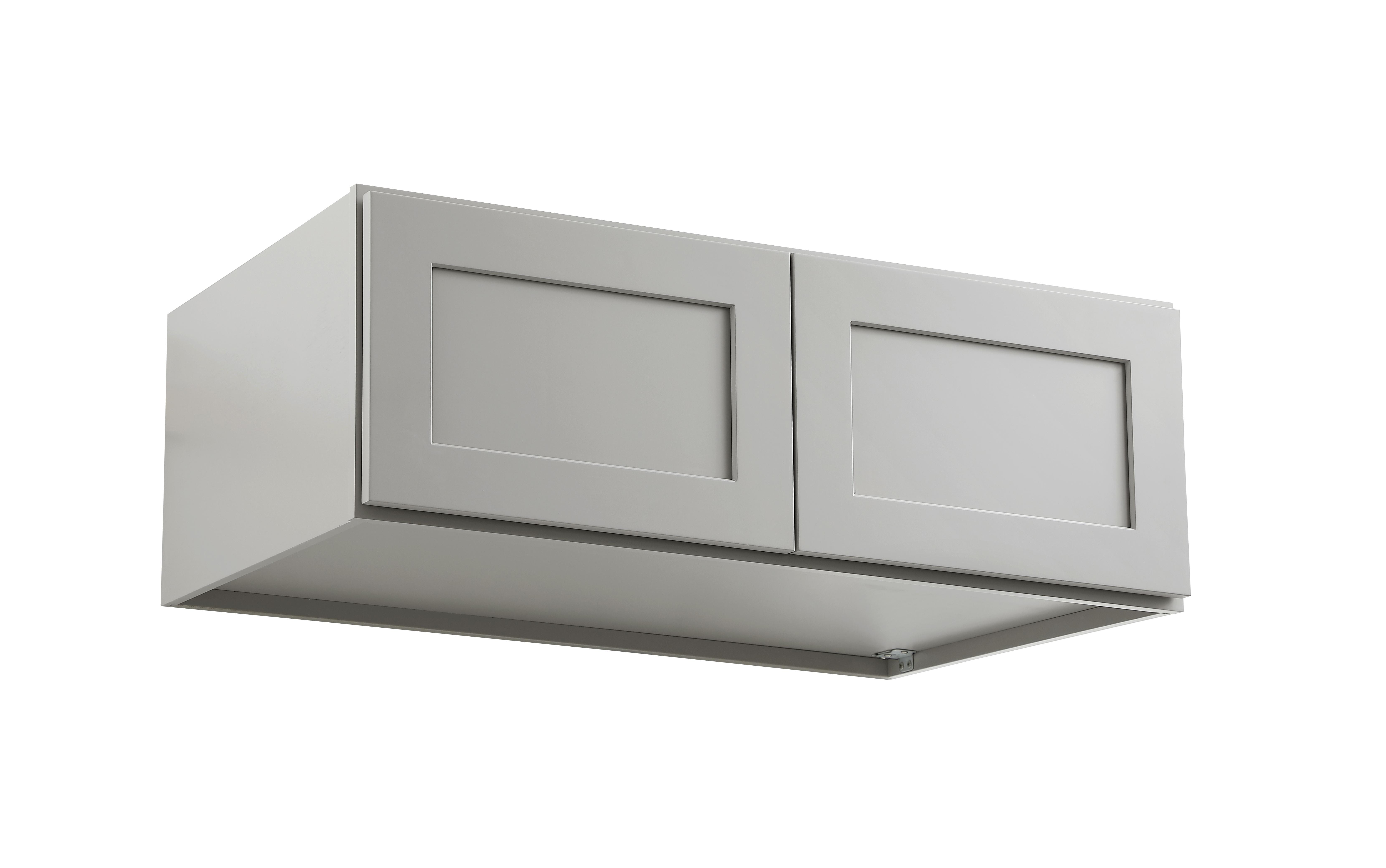 Installation Manual
Specification Sheet
Dimensions
Length: 33"
Width: 24"
Height: 12"
Specifications
Assembly Required: Yes
Distressed Finish: No
Finish (Color): Grey
Rubberwood and Plywood
Product Shape: Rectangle
Product Type: Kitchen Wall Cabinet
Product Warranty: 1 year limited
Weight: 33.3
Wire Included: No
Wood Type: Rubberwood
Shipment type: Small Parcel
Drawers
Drawers Included: No - alternate view