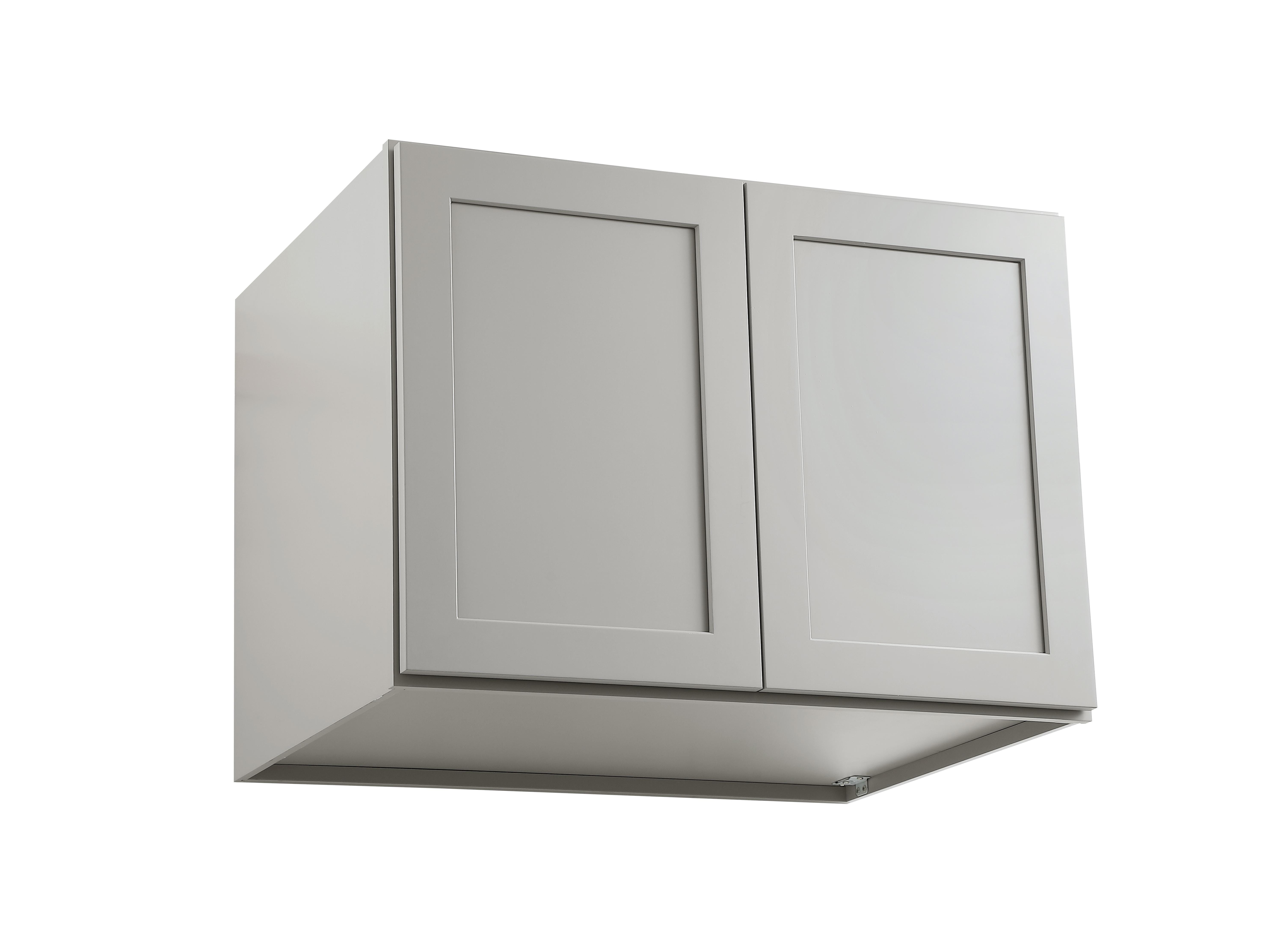 Installation Manual
Specification Sheet
Dimensions
Length: 33"
Width: 24"
Height: 24"
Specifications
Assembly Required: Yes
Distressed Finish: No
Finish (Color): Grey
Rubberwood and Plywood
Product Shape: Rectangle
Product Type: Kitchen Wall Cabinet
Product Warranty: 1 year limited
Weight: 55.9
Wire Included: No
Wood Type: Rubberwood
Shipment type: Small Parcel
Drawers
Drawers Included: No
Shelves
Number of Shelves: 1 - alternate view