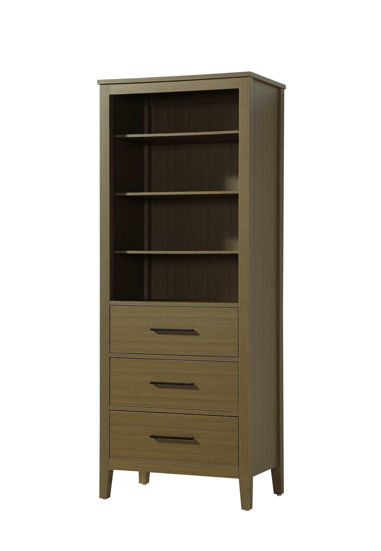 Dimensions
Length: 28"
Width: 18"
Height: 72"
Extension:
Depth:
Table Top Width: 28"
Specifications
Assembly Required: NO
Distressed Finish: NO
Finish (Color): Chestnut Brown
Cabinet Material: MDF and Solid wood
Hardware Finish: Black
Harware Material: Aluminum alloy
Product Shape: Rectangle
Product Type: Bathroom Storage Cabinet
Product Warranty: 1 year limited
161
Wire Included: No
Wood Type: rubberwood
Shipment type: LTL
Drawers
Drawers Included: YES
Number of Drawers: 3
False Drawers: NO
Drawer Width: 23.375
Drawer Depth: 15.125
Drawer Height: 8.375
Drawer Handle Designs: Bar pull
Shelves
Number of Shelves: 3
Shelf Width: 25.25
Cabinets
Number of Cabinets: 0
Cabinet Interior Width:
Cabinet Interior Depth:
Cabinet Interior Height: - alternate view