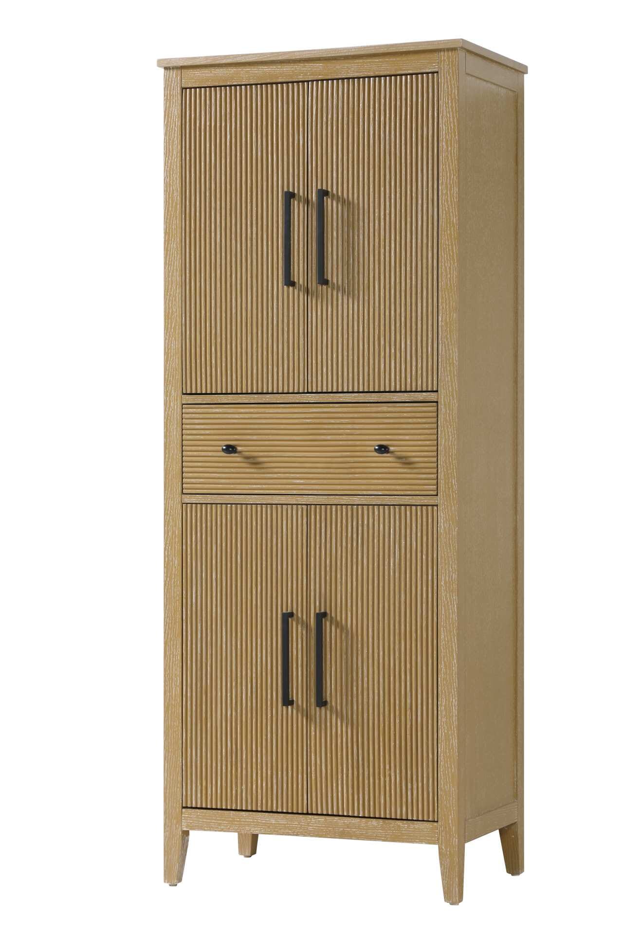 Dimensions
Length: 28"
Width: 18"
Height: 72"
Extension:
Depth:
Table Top Width: 28"
Specifications
Assembly Required: NO
Distressed Finish: NO
Finish (Color): Linen oak
Cabinet Material: MDF and Solid wood
Hardware Finish: Black
Harware Material: Aluminum alloy
Product Shape: Rectangle
Product Type: Bathroom Storage Cabinet
Product Warranty: 1 year limited
161
Wire Included: No
Wood Type: rubberwood
Shipment type: LTL
Drawers
Drawers Included: YES
Number of Drawers: 1
False Drawers: NO
Drawer Width: 23.25
Drawer Depth: 15.125
Drawer Height: 7.625
Drawer Handle Designs: knob
Shelves
Number of Shelves: 2
Shelf Width: 25.25
Cabinets
Number of Cabinets: 2
Cabinet Interior Width: 23.5
Cabinet Interior Depth: 17.32
Cabinet Interior Height: 26.875,27.125 - alternate view