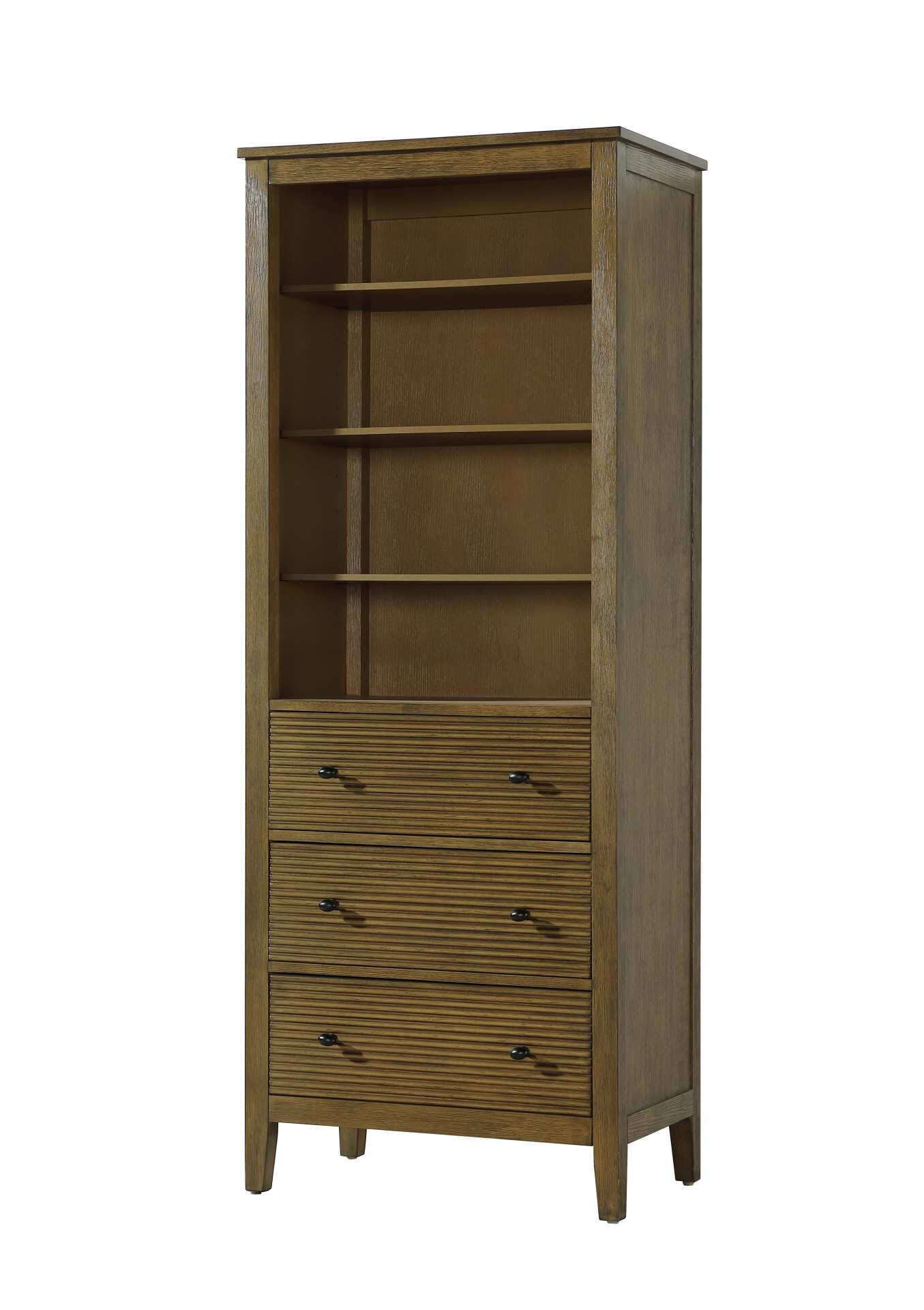 Dimensions
Length: 28"
Width: 18"
Height: 72"
Extension:
Depth:
Table Top Width: 28"
Specifications
Assembly Required: NO
Distressed Finish: NO
Finish (Color): Hazel Oak
Cabinet Material: MDF and Solid wood
Hardware Finish: Black
Harware Material: Aluminum alloy
Product Shape: Rectangle
Product Type: Bathroom Storage Cabinet
Product Warranty: 1 year limited
161
Wire Included: No
Wood Type: rubberwood
Shipment type: LTL
Drawers
Drawers Included: YES
Number of Drawers: 3
False Drawers: NO
Drawer Width: 23.25
Drawer Depth: 15.125
Drawer Height: 8.375
Drawer Handle Designs: knob
Shelves
Number of Shelves: 3
Shelf Width: 25.25
Cabinets
Number of Cabinets: 0
Cabinet Interior Width:
Cabinet Interior Depth:
Cabinet Interior Height: - alternate view