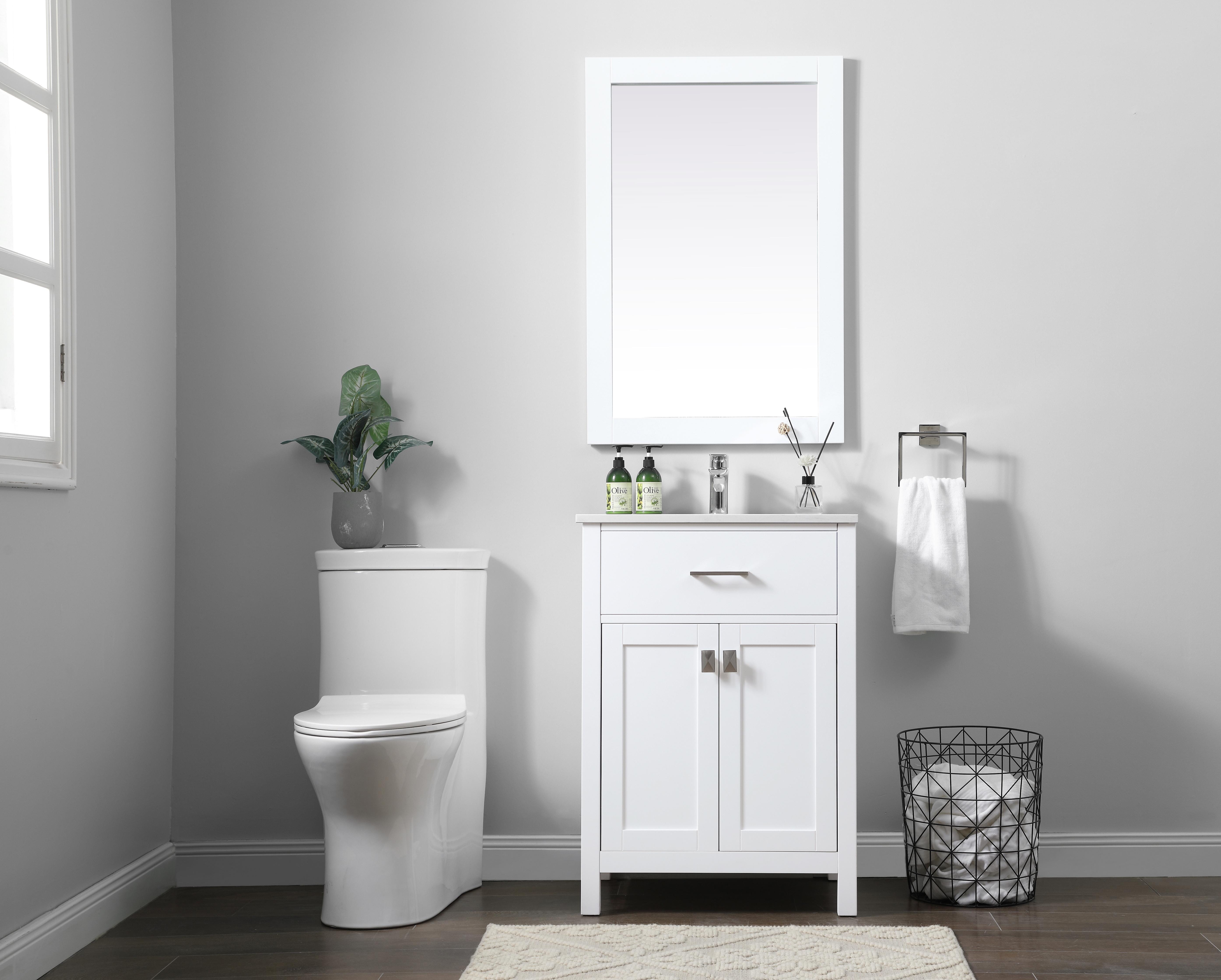 Harrison 24" Single Bathroom Vanity in White - Image 5