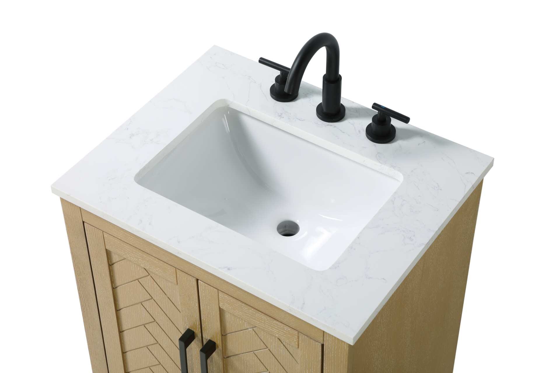 Chase 24" Bathroom Vanity in Linen Oak - Image 4
