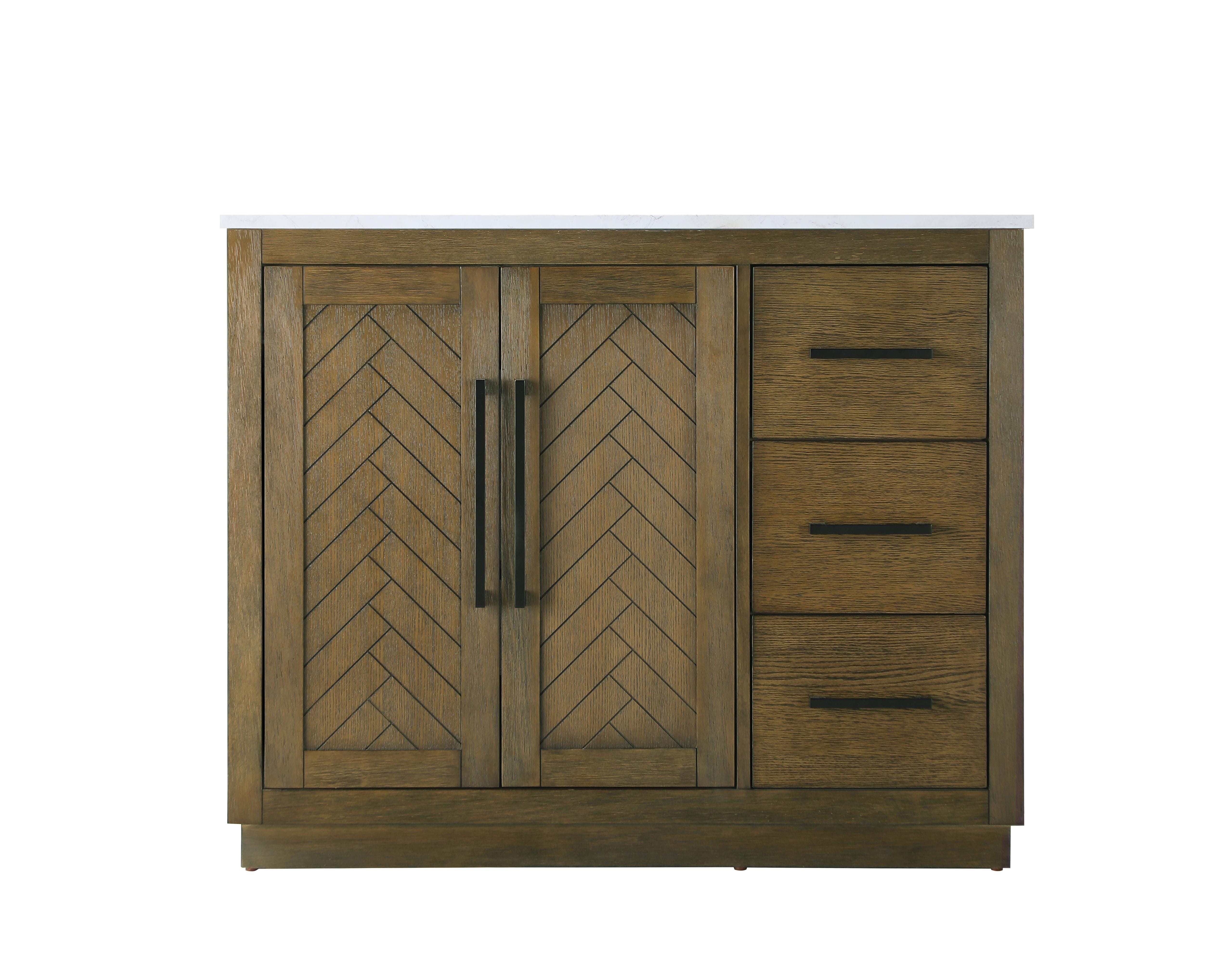 Chase 42" Bathroom Vanity in Hazel Oak - Image 5