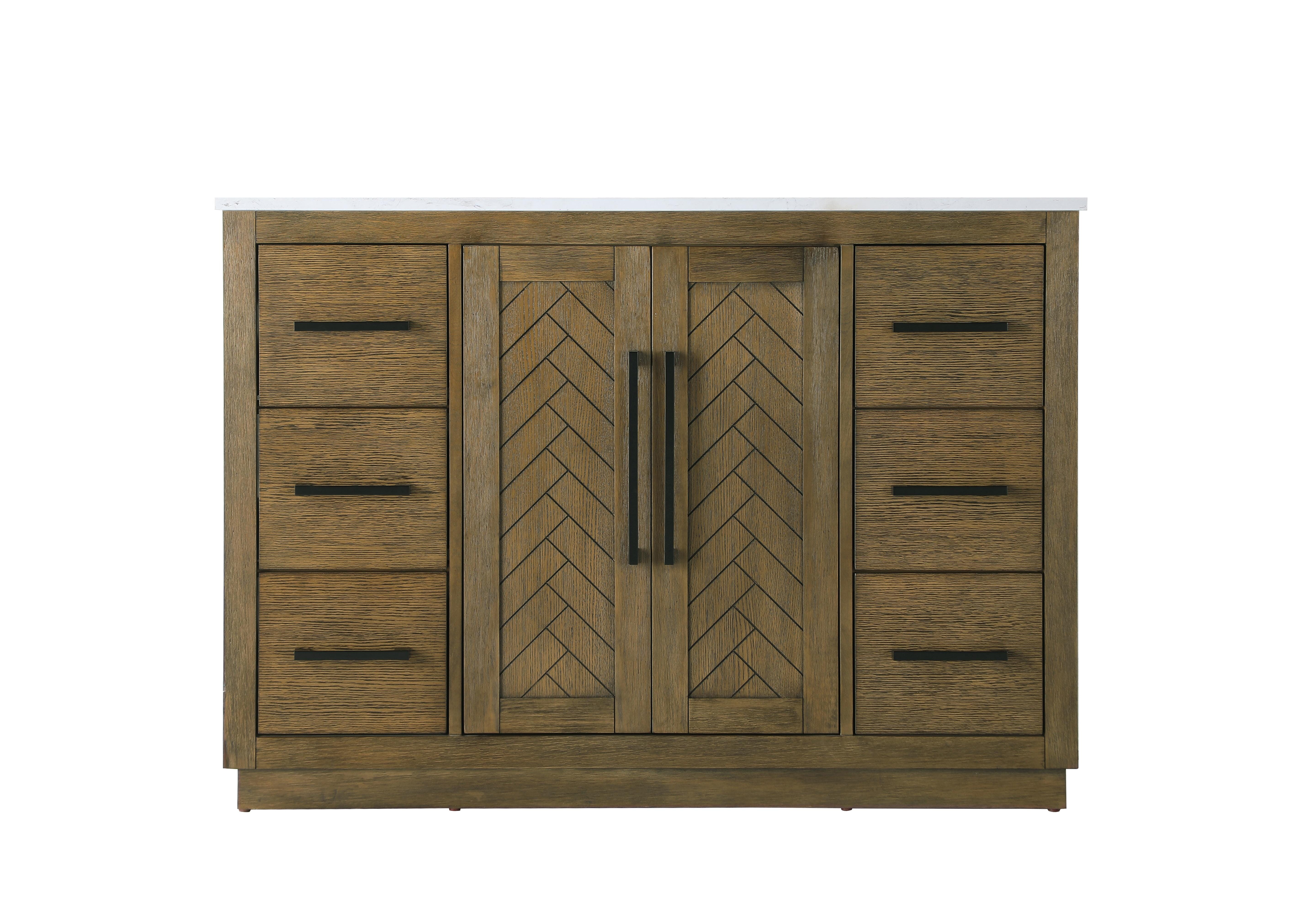 Chase 48" Bathroom Vanity in Hazel Oak - Image 5