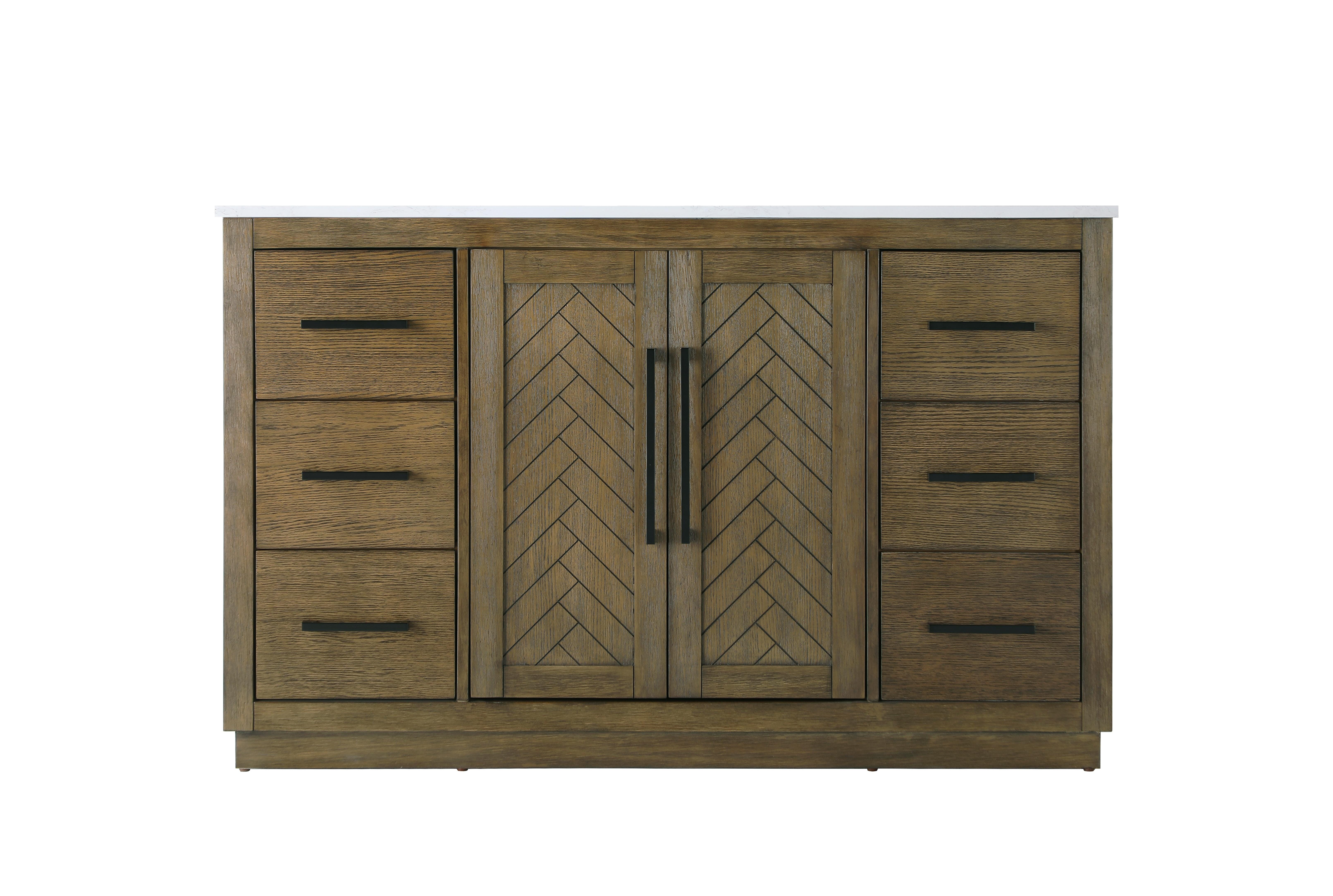 Chase 54" Bathroom Vanity in Hazel Oak - Image 5