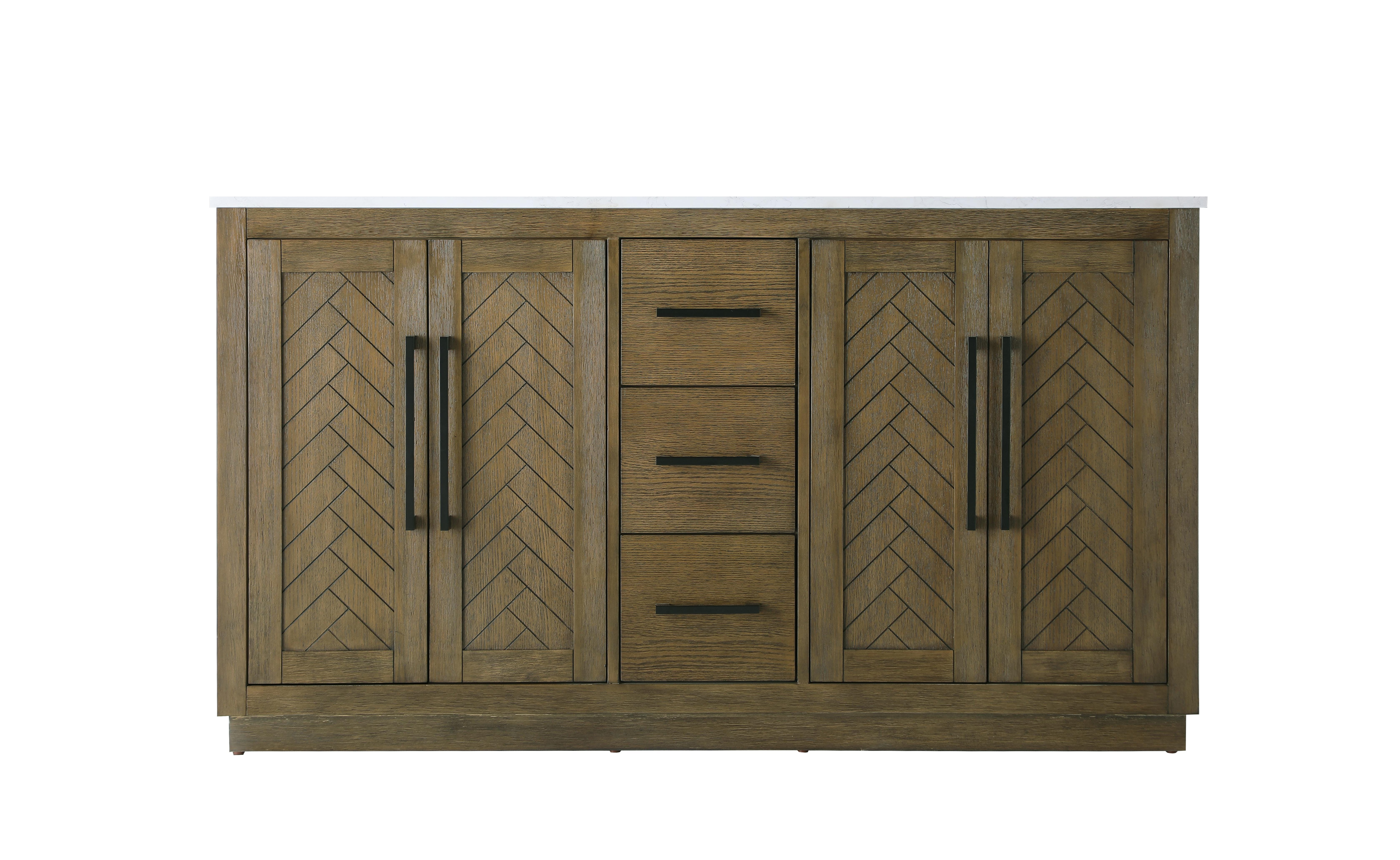 Chase 60" Bathroom Vanity in Hazel Oak - Image 5