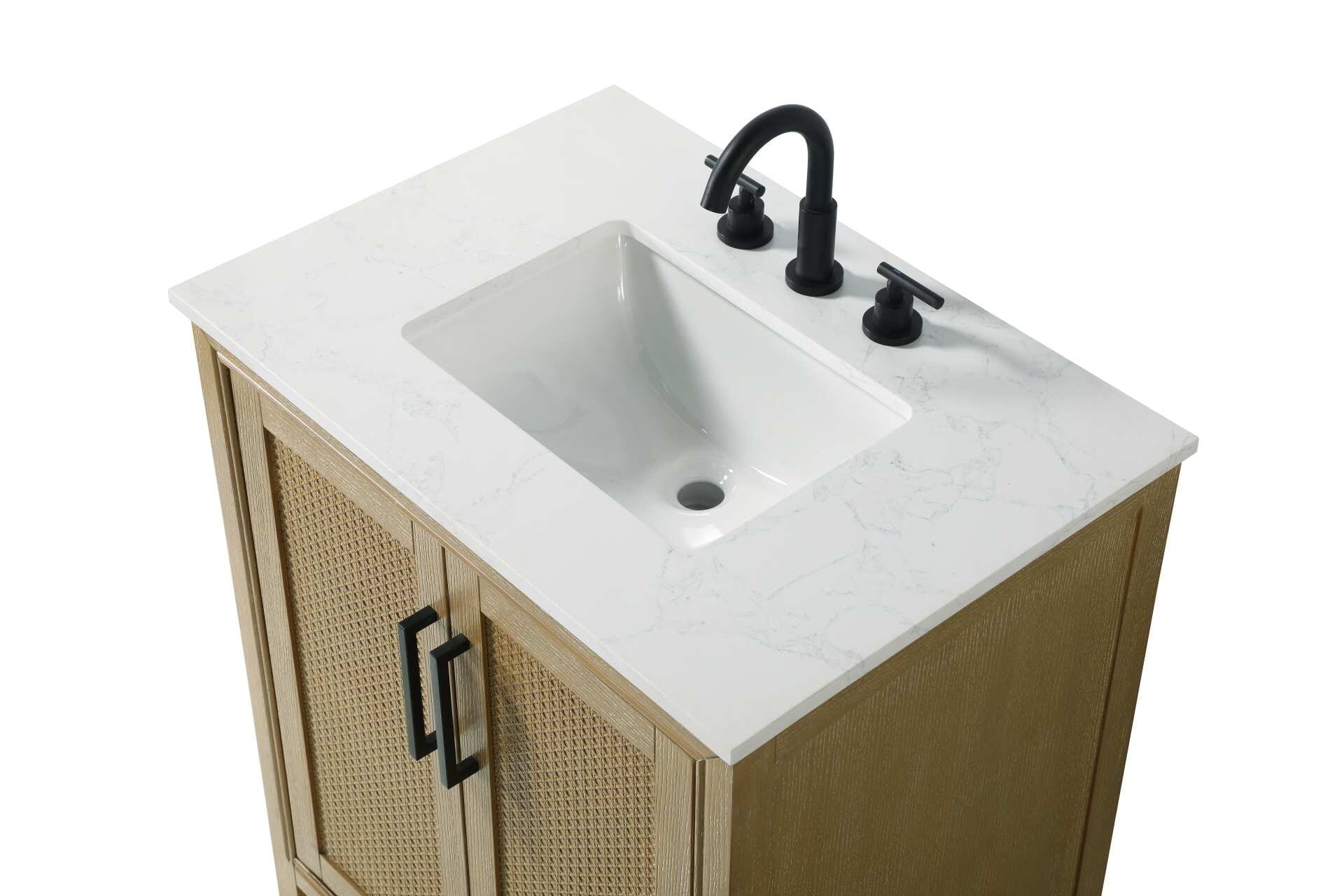 Alina 30" Bathroom Vanity in Linen Oak - Image 5