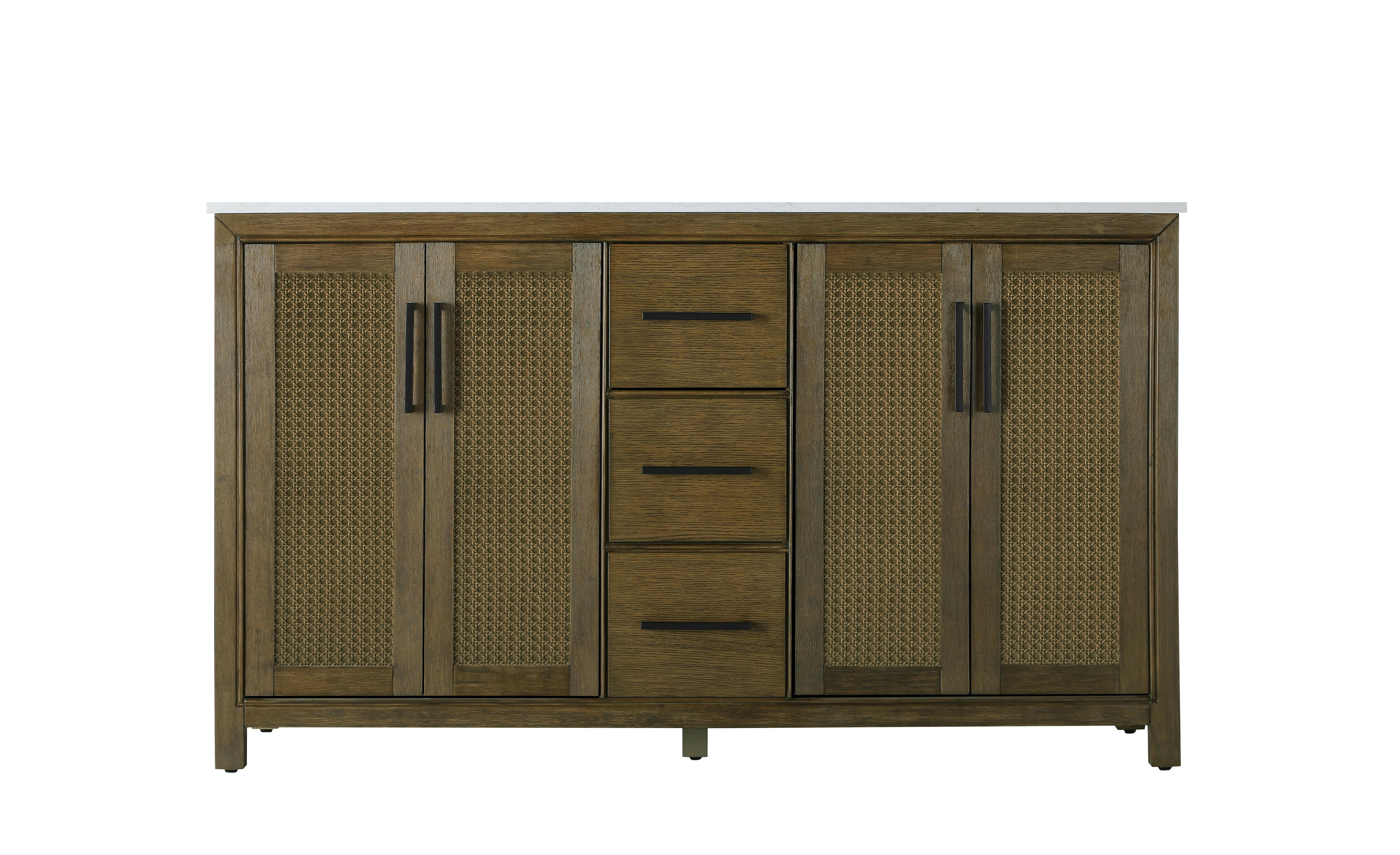 Alina 60" Bathroom Vanity in Hazel Oak - Image 5
