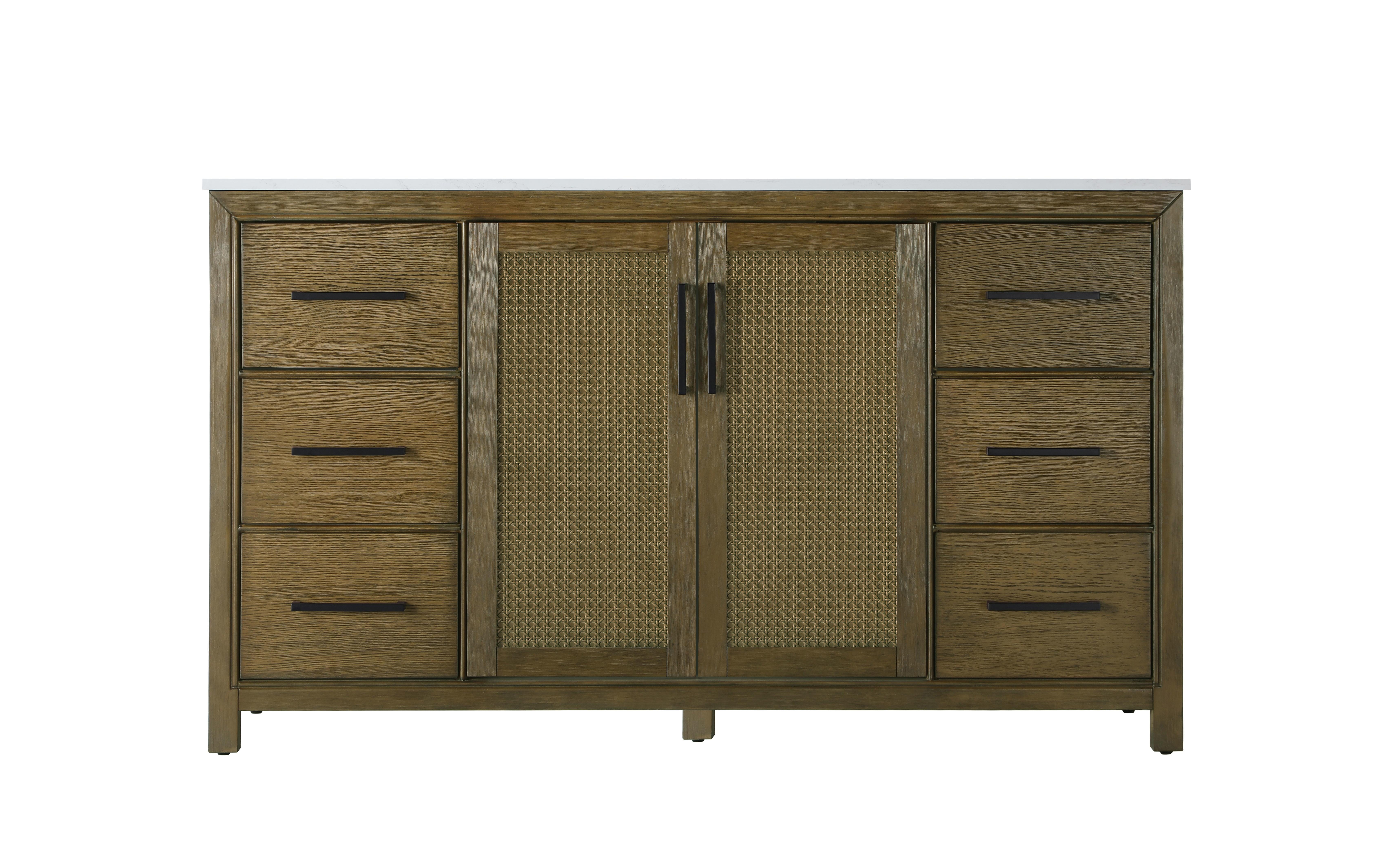 Alina 60" Bathroom Vanity in Hazel Oak - Image 5