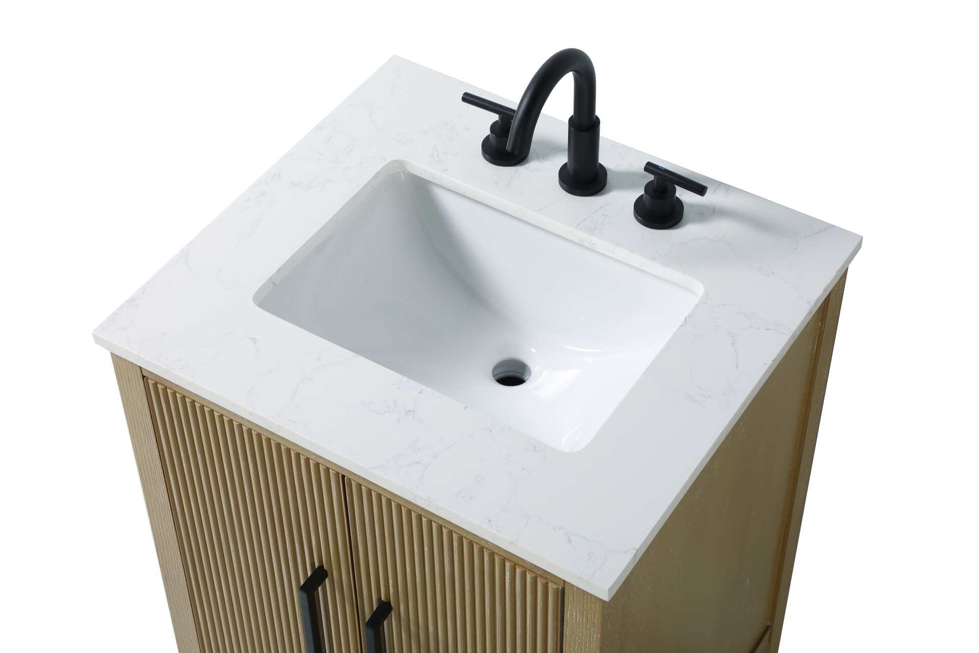 Blakely 24" Bathroom Vanity in Linen Oak - Image 4