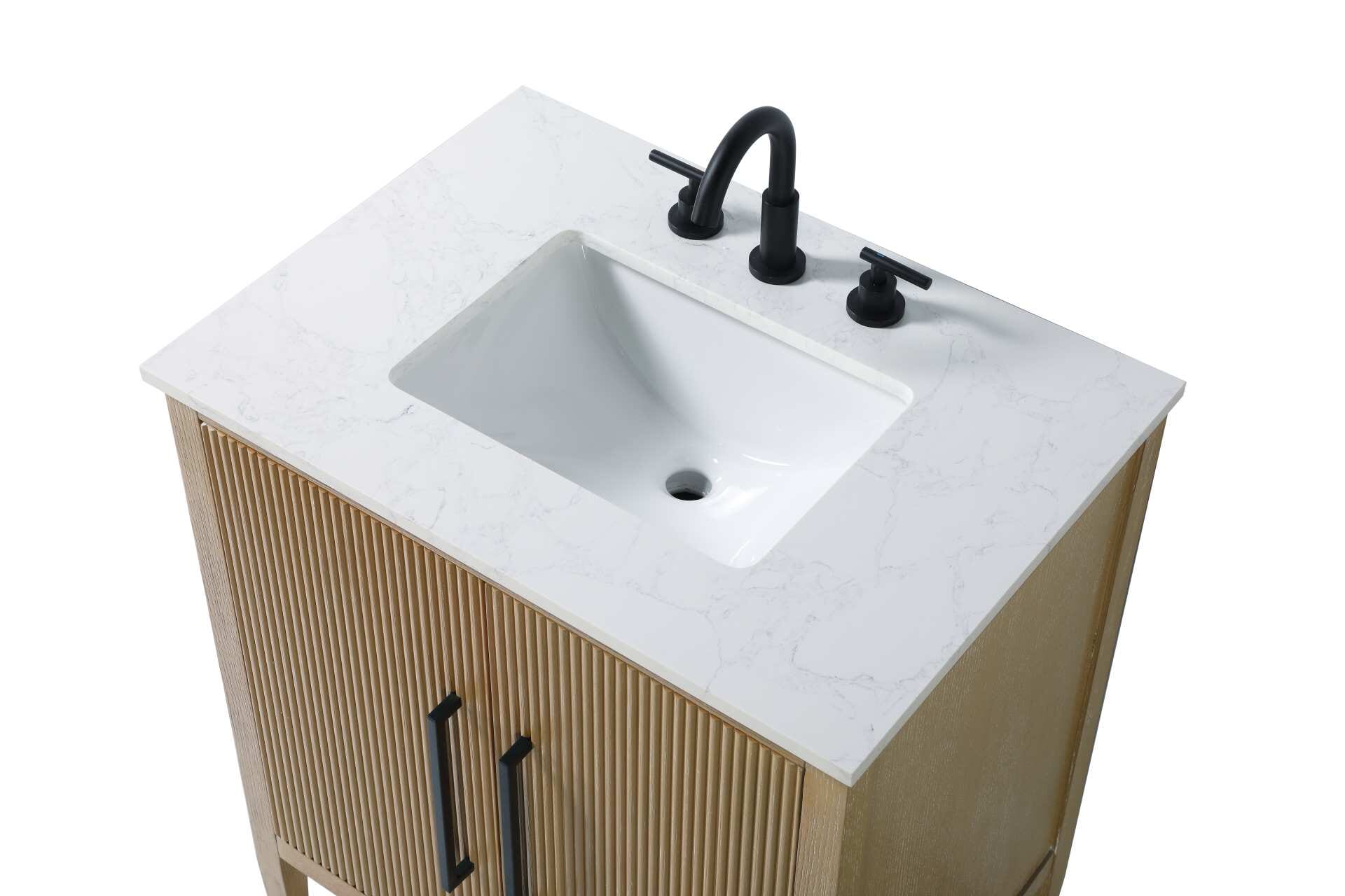 Blakely 30" Bathroom Vanity in Linen Oak - Image 4