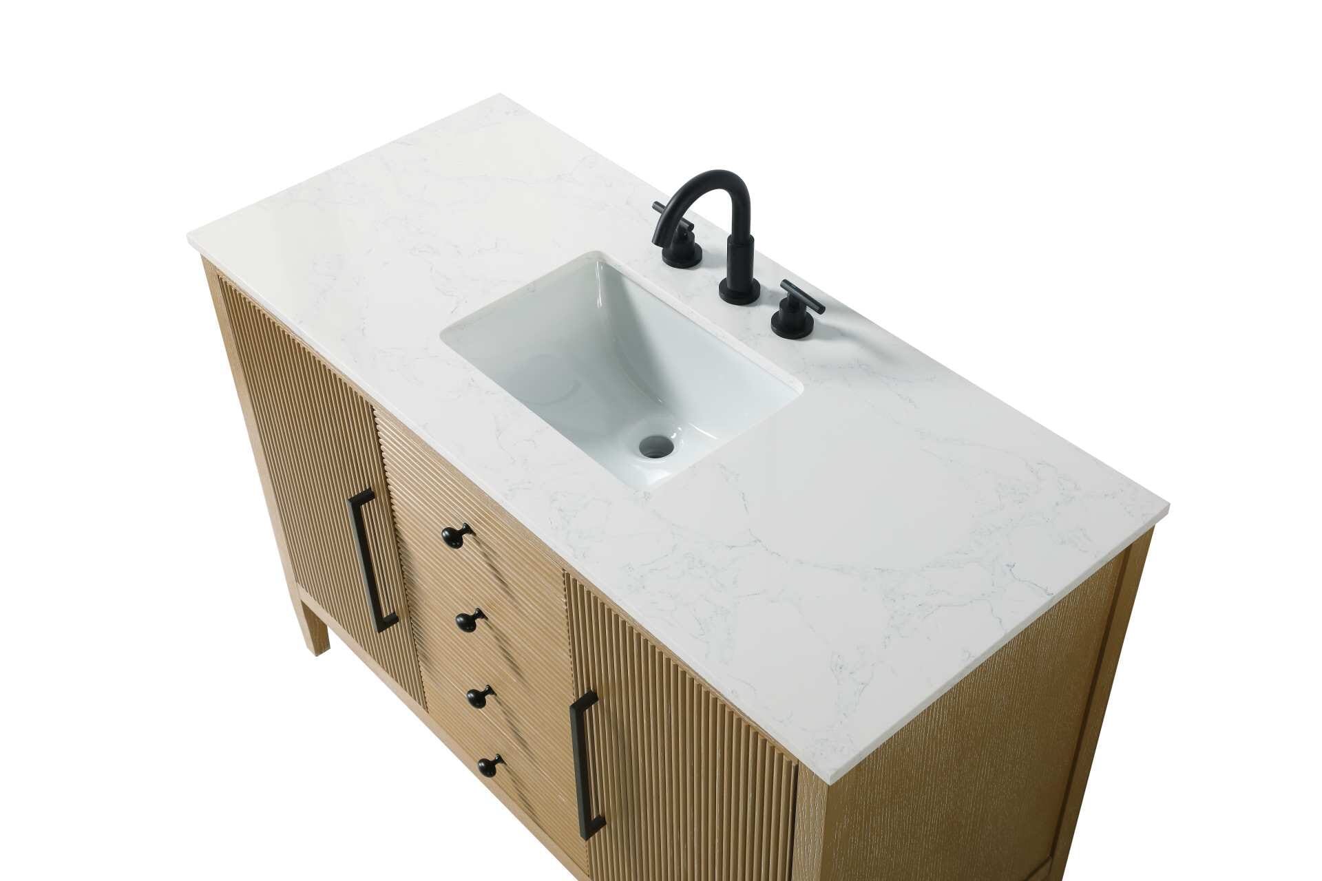 Blakely 48" Bathroom Vanity in Linen Oak - Image 5