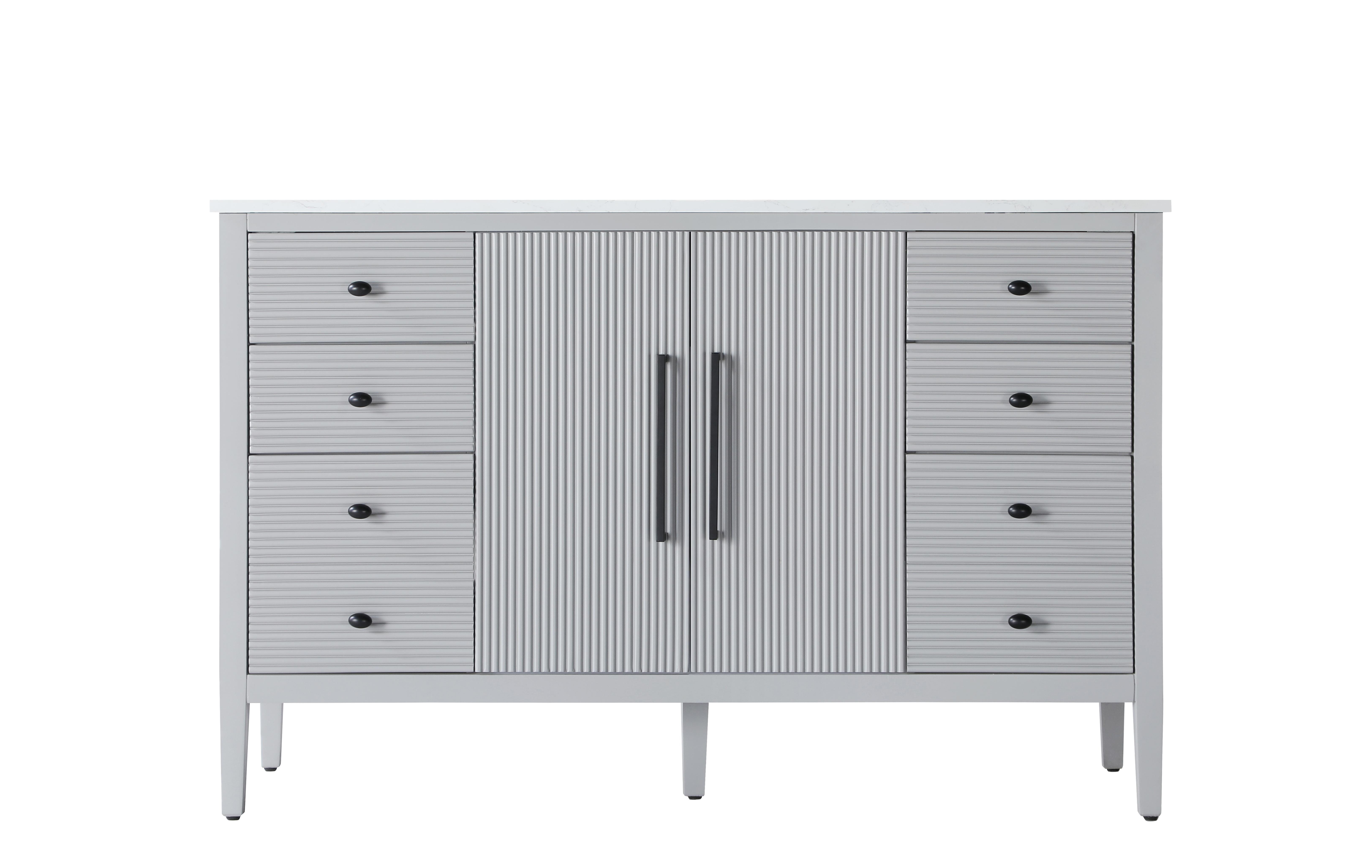 Blakely 54" Bathroom Vanity in Grey - Image 5