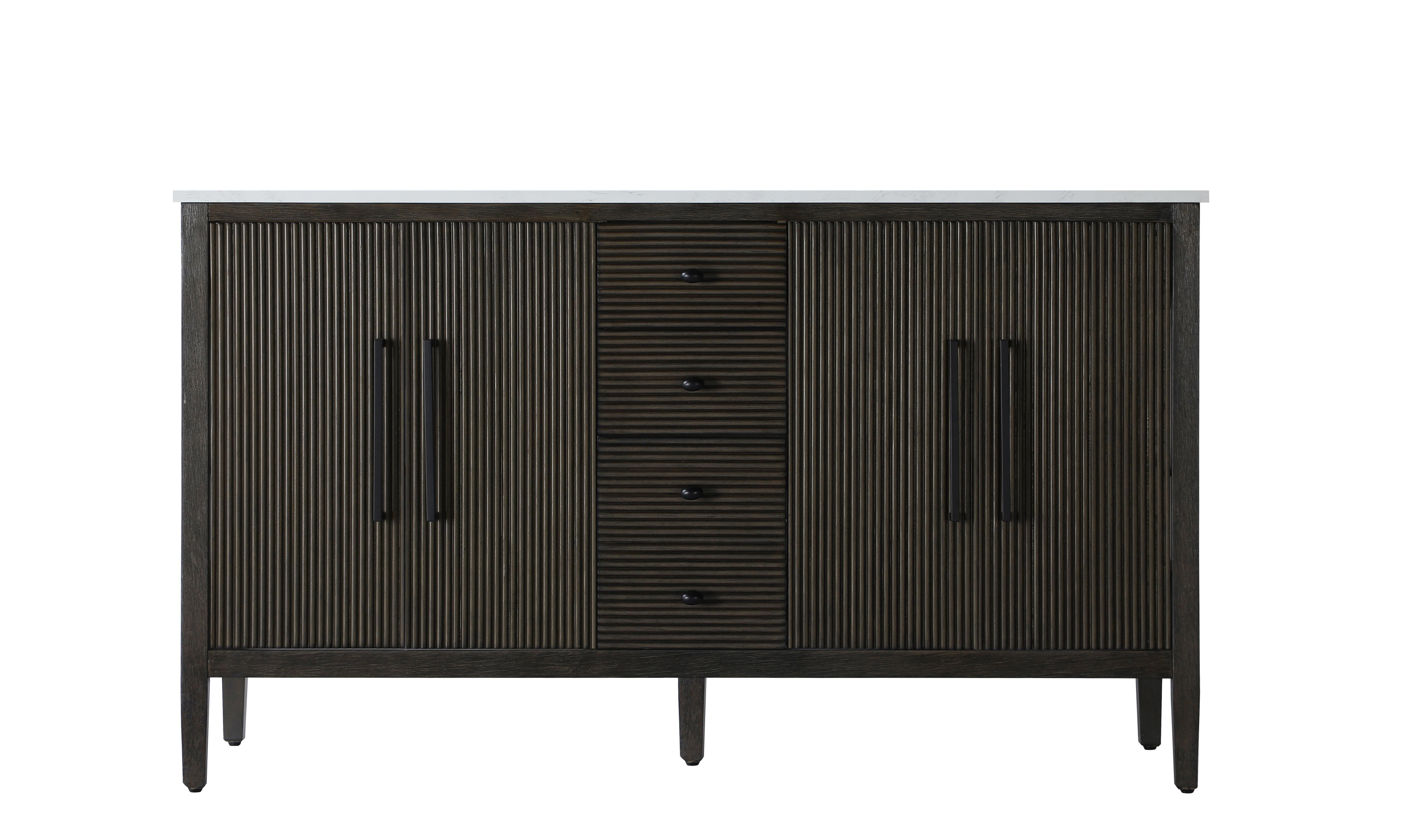 Blakely 60" Bathroom Vanity in Chocolate Oak - Image 5
