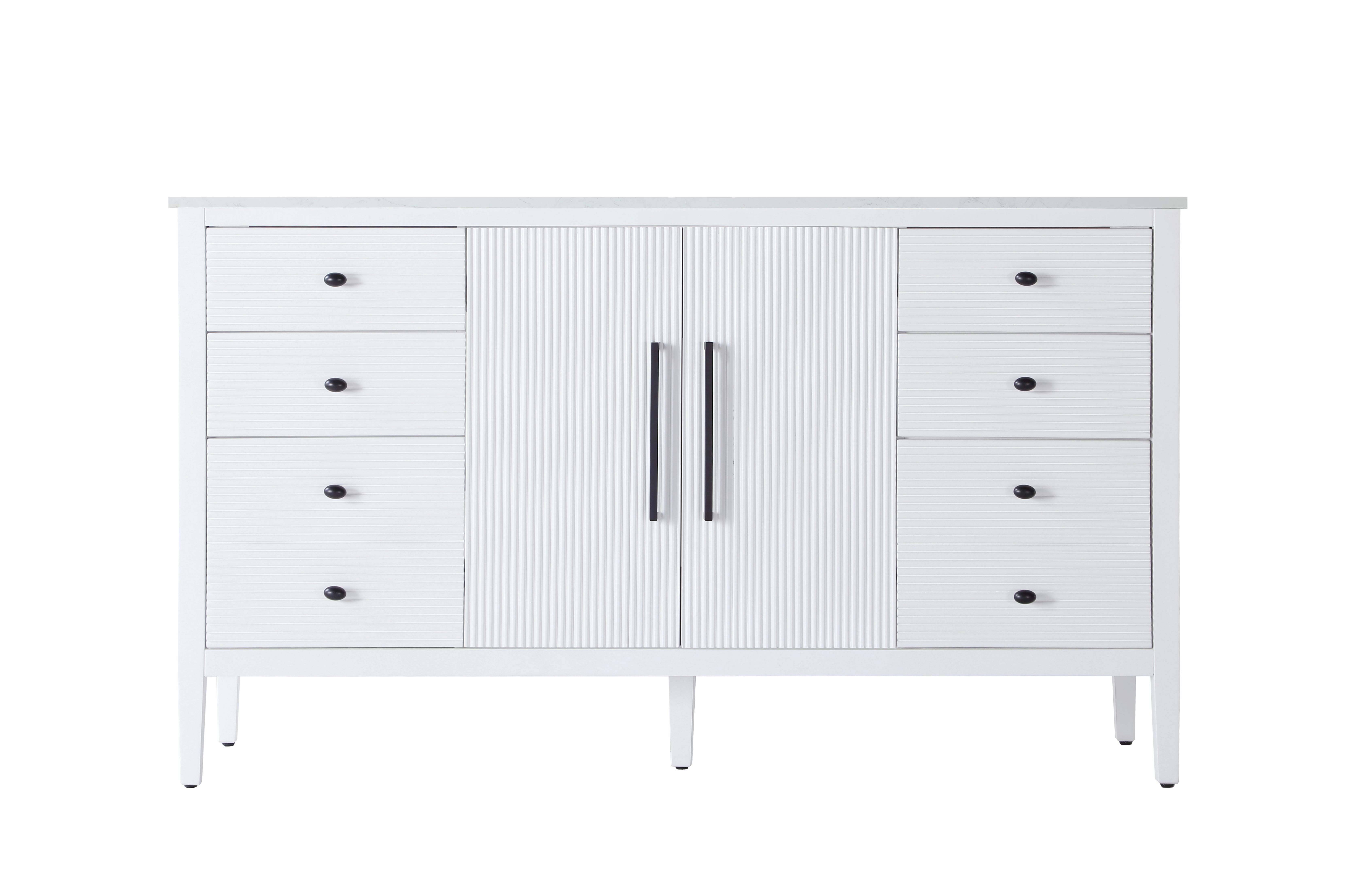 Blakely 60" Bathroom Vanity in White - Image 5