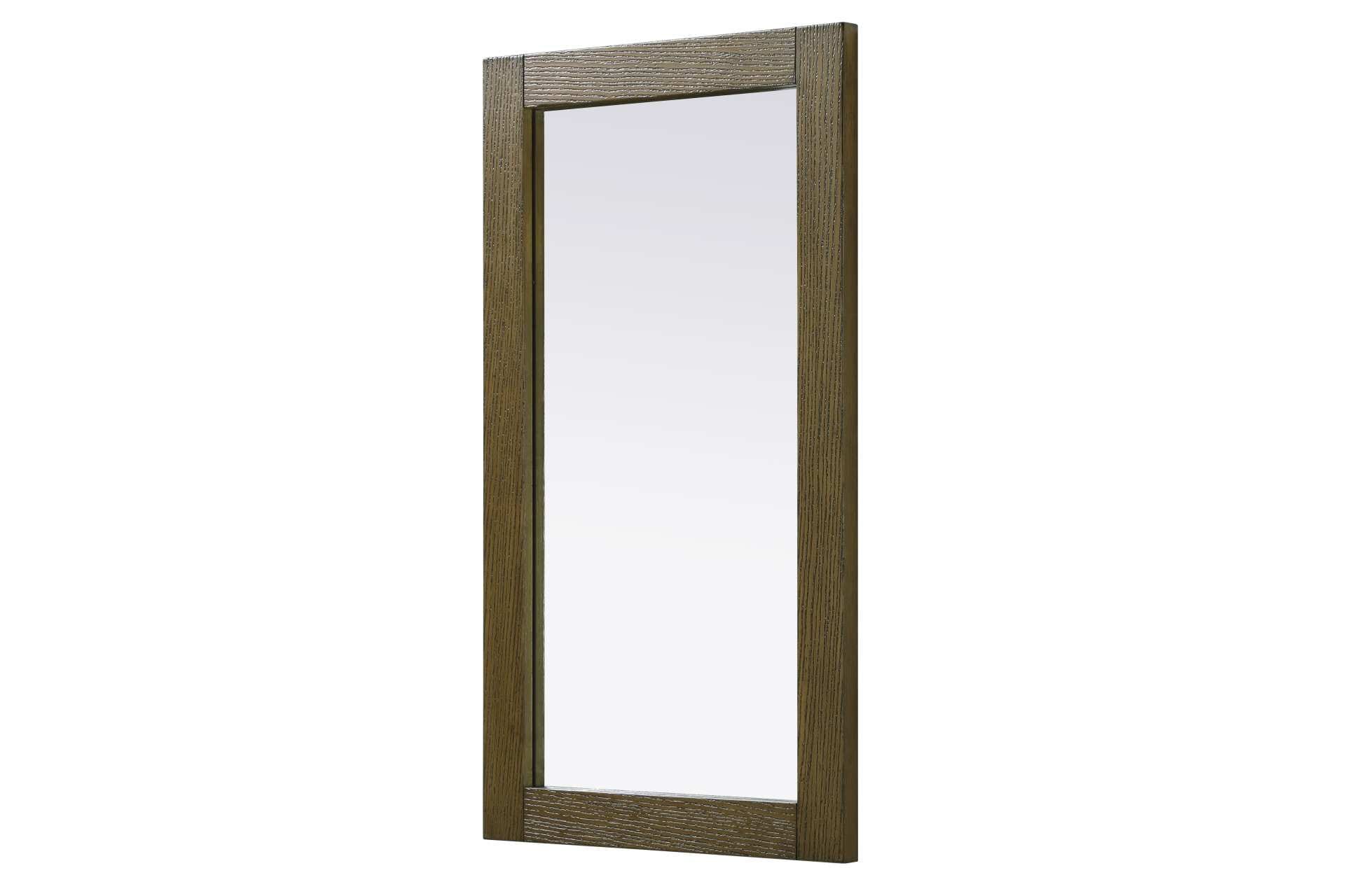 Specification Sheet
Dimensions
Width: 18"
Height: 32"
Depth: 1"
Specifications
Assembly Required: No
Distressed Finish: YES
Finish (Color): Hazel Oak
Mirror Material: MDF
Frameless: No
Hardware Finish: Nickel
Harware Material: Iron
Mirror Frame Shape: Rectangle
Mirror Hanging Orientation: Vertical and horizontal
Mirror Mounting: Metal hanger
Mirror Type: wall mirror
Product Shape: Rectangle
Product Type: Decorative Mirrors
Product Warranty: 1 year limited
17
Wire Included: No
Shipment type: Small Parcel - alternate view