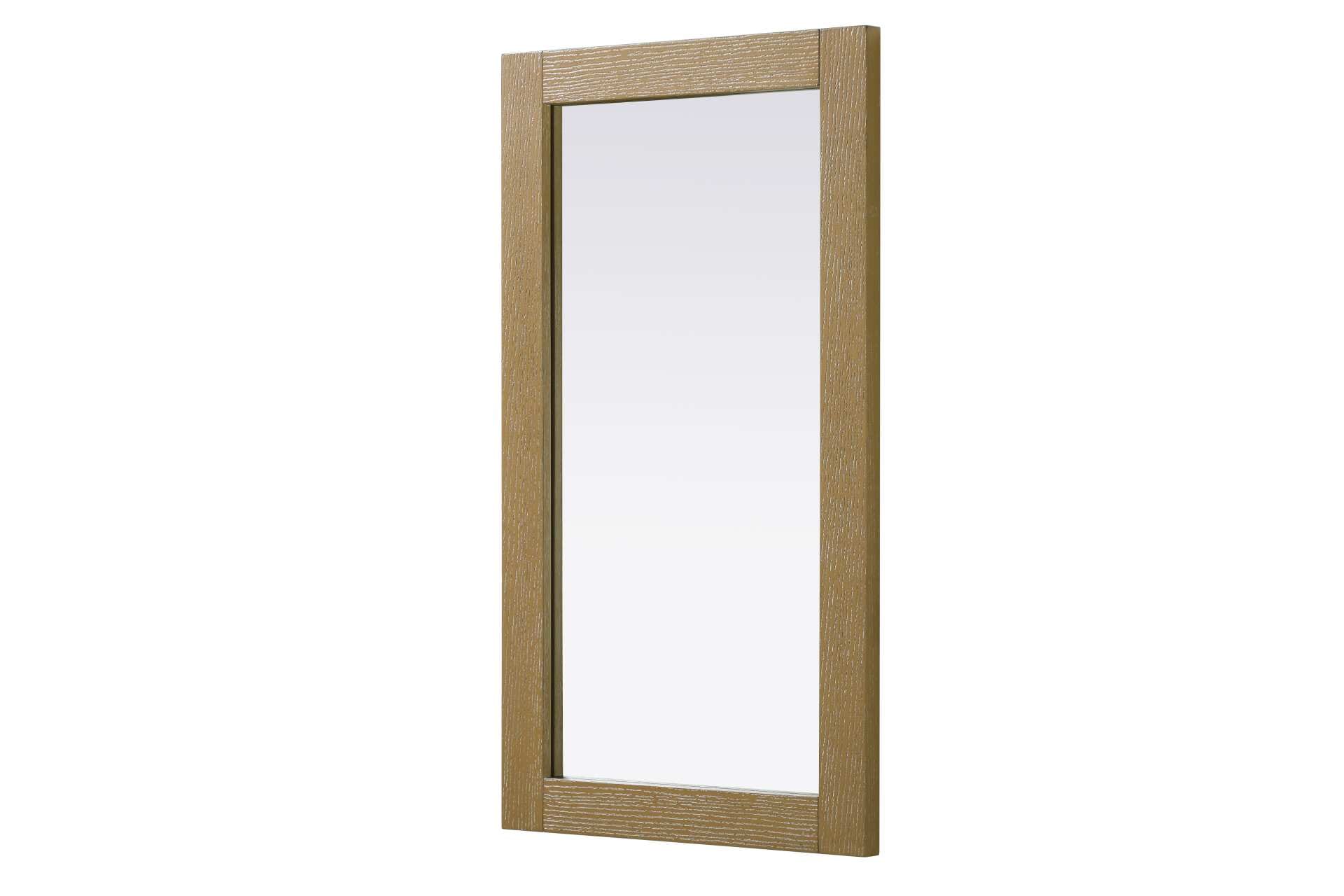Specification Sheet
Dimensions
Width: 18"
Height: 32"
Depth: 1"
Specifications
Assembly Required: No
Distressed Finish: YES
Finish (Color): Linen oak
Mirror Material: MDF
Frameless: No
Hardware Finish: Nickel
Harware Material: Iron
Mirror Frame Shape: Rectangle
Mirror Hanging Orientation: Vertical and horizontal
Mirror Mounting: Metal hanger
Mirror Type: wall mirror
Product Shape: Rectangle
Product Type: Decorative Mirrors
Product Warranty: 1 year limited
17
Wire Included: No
Shipment type: Small Parcel - alternate view