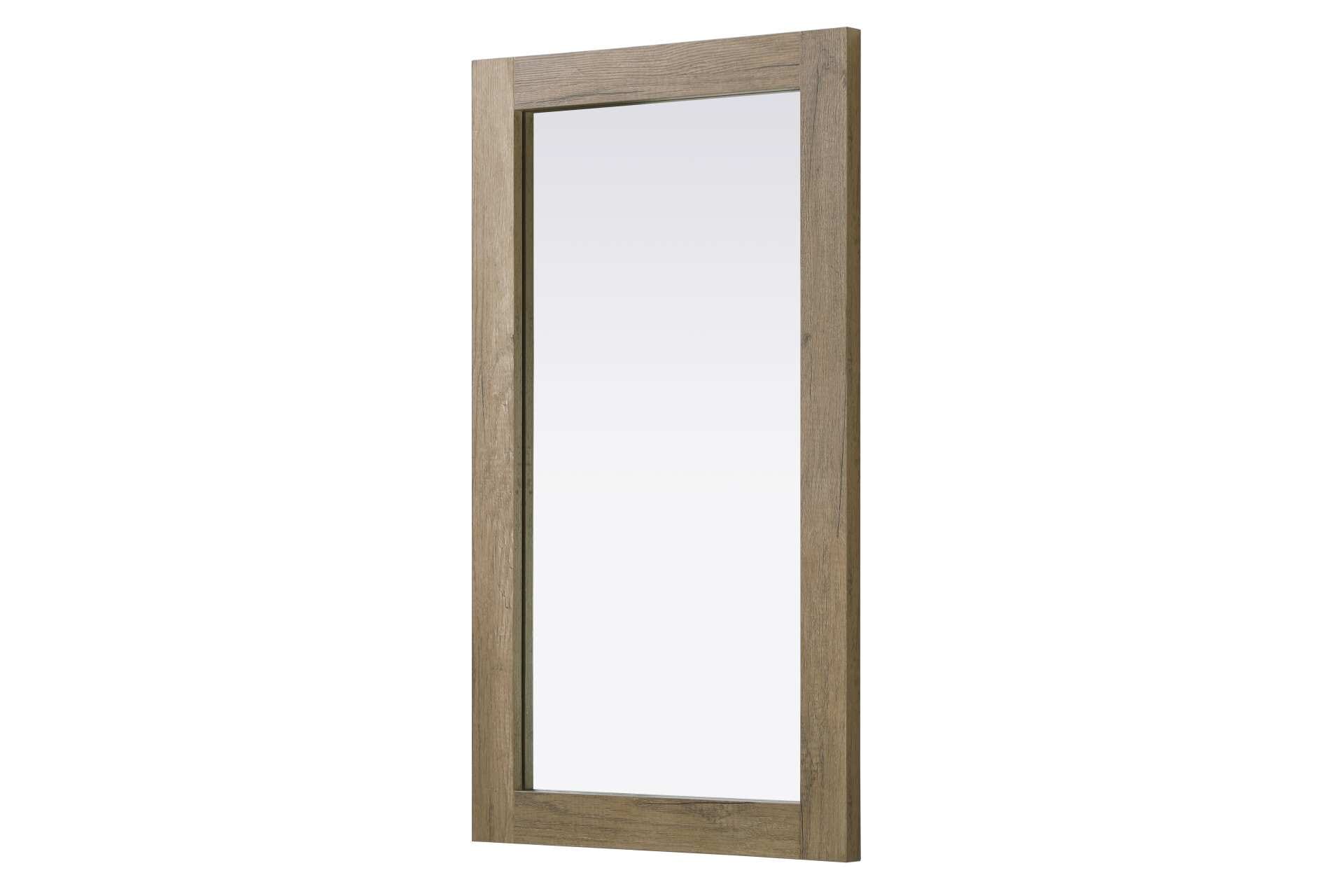 Specification Sheet
Dimensions
Width: 18"
Height: 32"
Depth: 1"
Specifications
Assembly Required: No
Distressed Finish: YES
Finish (Color): Natural Oak
Mirror Material: MDF
Frameless: No
Hardware Finish: Nickel
Harware Material: Iron
Mirror Frame Shape: Rectangle
Mirror Hanging Orientation: Vertical and horizontal
Mirror Mounting: Metal hanger
Mirror Type: wall mirror
Product Shape: Rectangle
Product Type: Decorative Mirrors
Product Warranty: 1 year limited
17
Wire Included: No
Shipment type: Small Parcel - alternate view