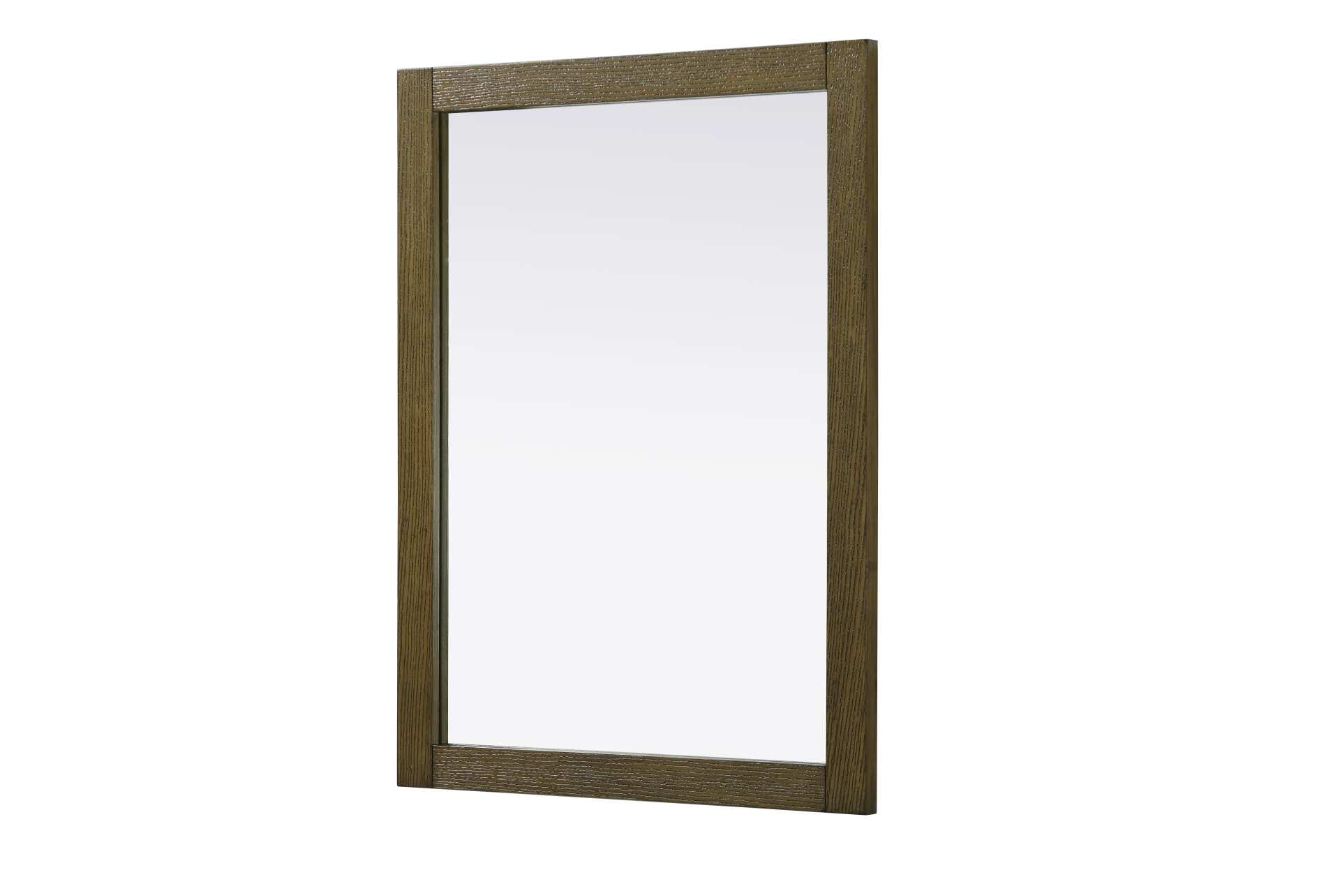 Specification Sheet
Dimensions
Width: 27"
Height: 36"
Depth: 1"
Specifications
Assembly Required: No
Distressed Finish: YES
Finish (Color): Hazel Oak
Mirror Material: MDF
Frameless: No
Hardware Finish: Nickel
Harware Material: Iron
Mirror Frame Shape: Rectangle
Mirror Hanging Orientation: Vertical and horizontal
Mirror Mounting: Metal hanger
Mirror Type: wall mirror
Product Shape: Rectangle
Product Type: Decorative Mirrors
Product Warranty: 1 year limited
26
Wire Included: No
Shipment type: Small Parcel - alternate view