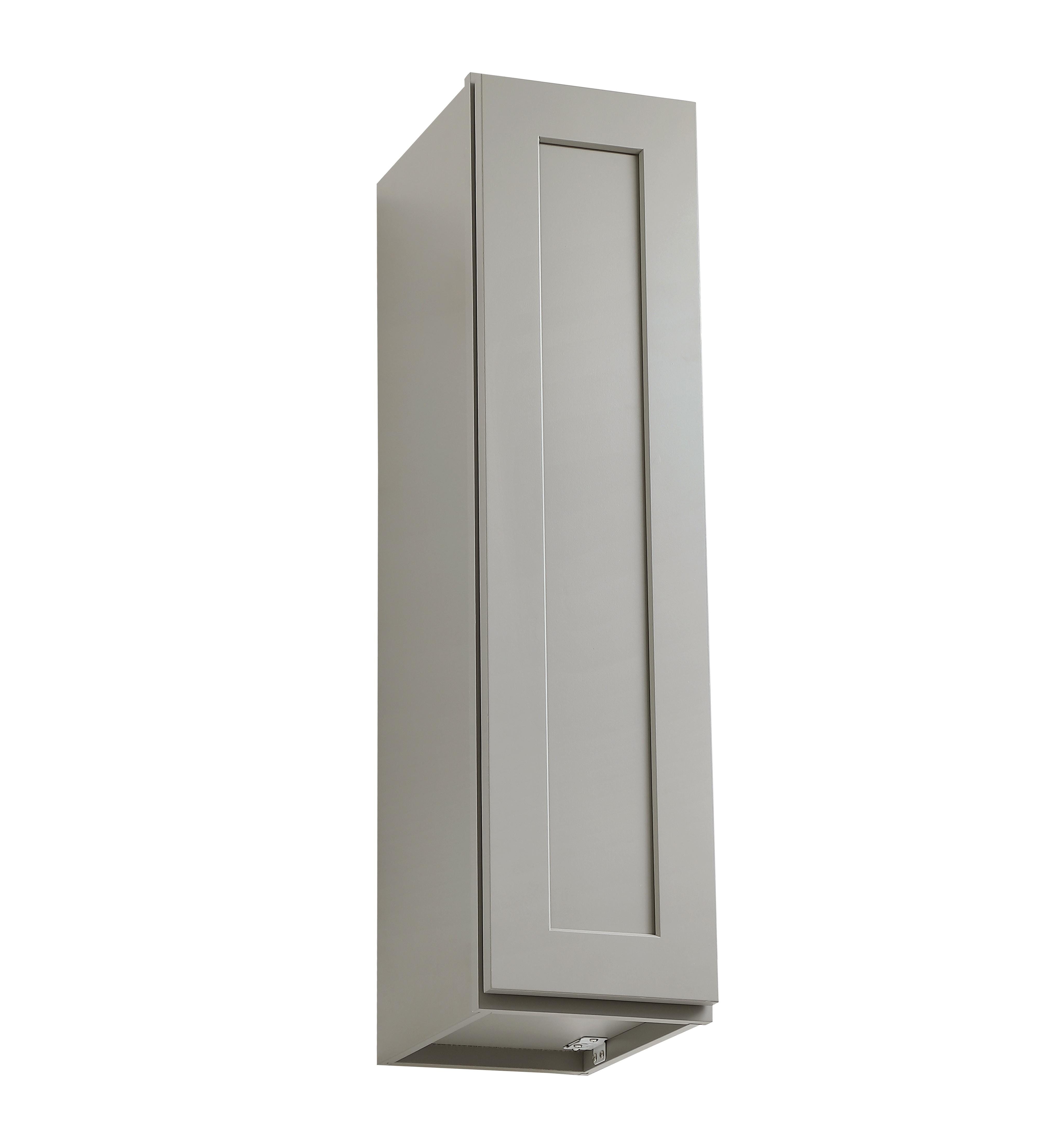 Installation Manual
Specification Sheet
Dimensions
Length: 9"
Width: 12"
Height: 36"
Specifications
Assembly Required: Yes
Distressed Finish: No
Finish (Color): Grey
Rubberwood and Plywood
Product Shape: Rectangle
Product Type: Kitchen Wall Cabinet
Product Warranty: 1 year limited
Weight: 23.37
Wire Included: No
Wood Type: Rubberwood
Shipment type: Small Parcel
Drawers
Drawers Included: No
Shelves
Number of Shelves: 2 - alternate view