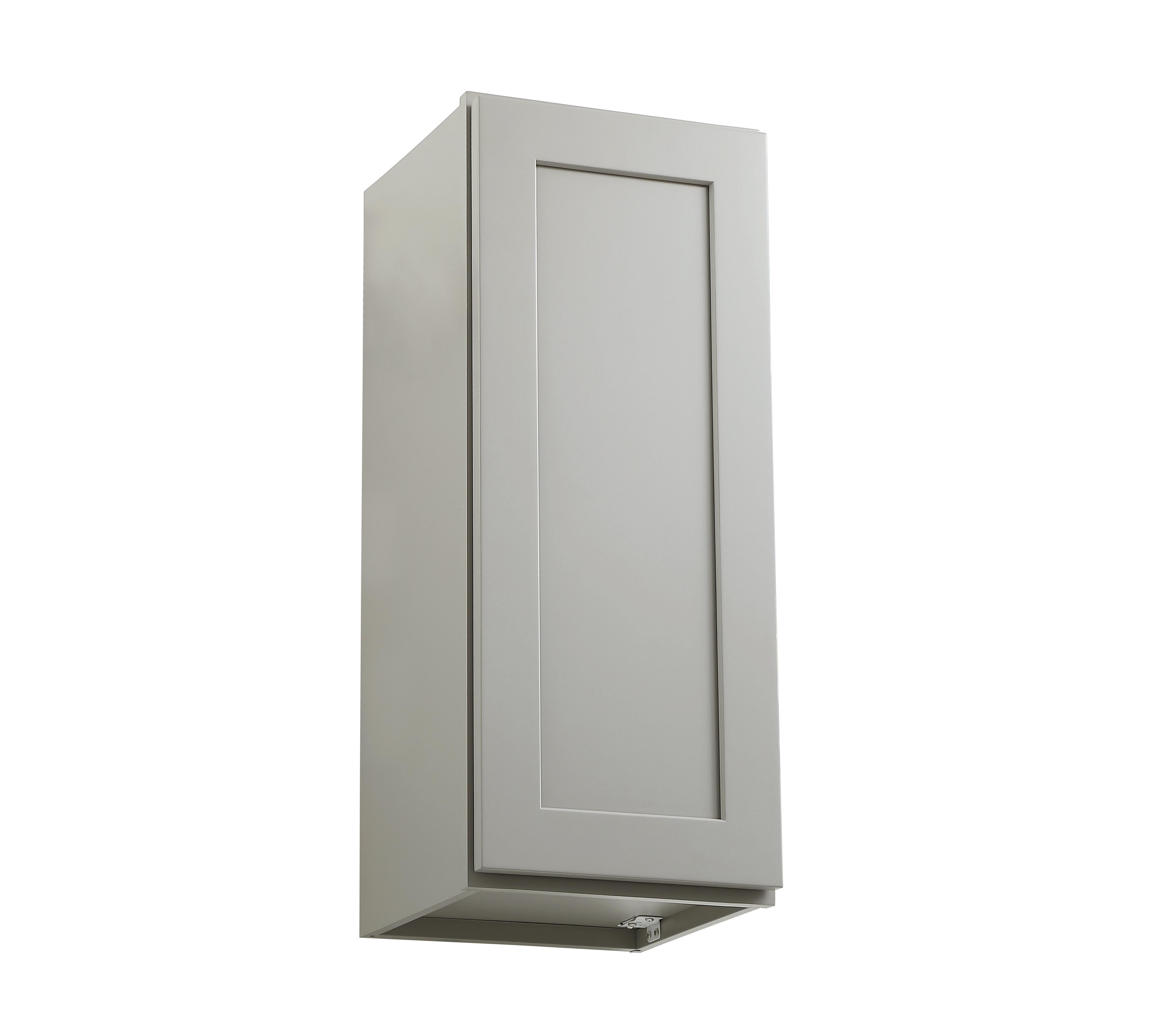 Installation Manual
Specification Sheet
Dimensions
Length: 12"
Width: 12"
Height: 30"
Specifications
Assembly Required: Yes
Distressed Finish: No
Finish (Color): Grey
Rubberwood and Plywood
Product Shape: Rectangle
Product Type: Kitchen Wall Cabinet
Product Warranty: 1 year limited
Weight: 23.2
Wire Included: No
Wood Type: Rubberwood
Shipment type: Small Parcel
Drawers
Drawers Included: No
Shelves
Number of Shelves: 2 - alternate view
