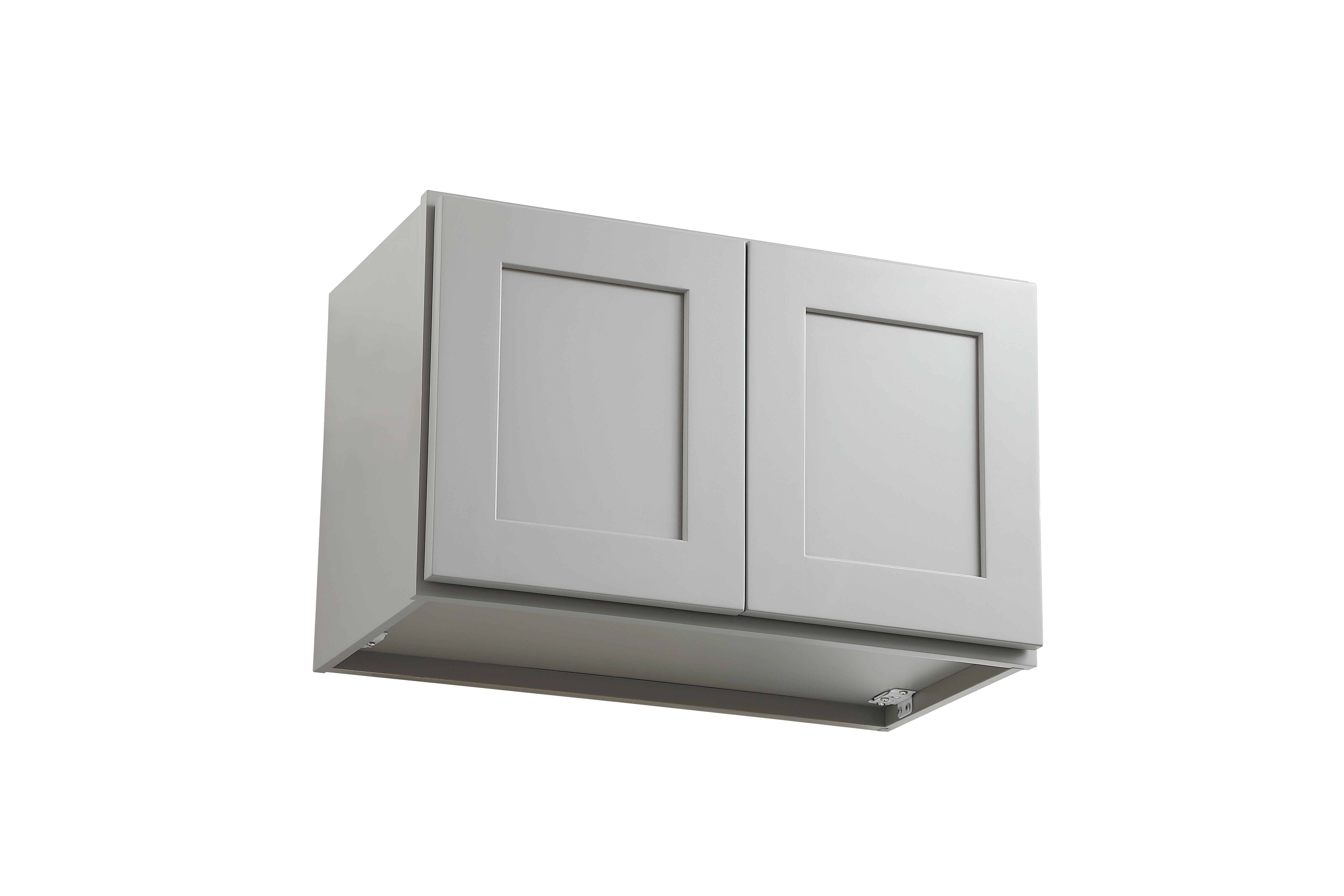 Installation Manual
Specification Sheet
Dimensions
Length: 24"
Width: 12"
Height: 15"
Specifications
Assembly Required: Yes
Distressed Finish: No
Finish (Color): Grey
Rubberwood and Plywood
Product Shape: Rectangle
Product Type: Kitchen Wall Cabinet
Product Warranty: 1 year limited
Weight: 18.3
Wire Included: No
Wood Type: Rubberwood
Shipment type: Small Parcel
Drawers
Drawers Included: No - alternate view