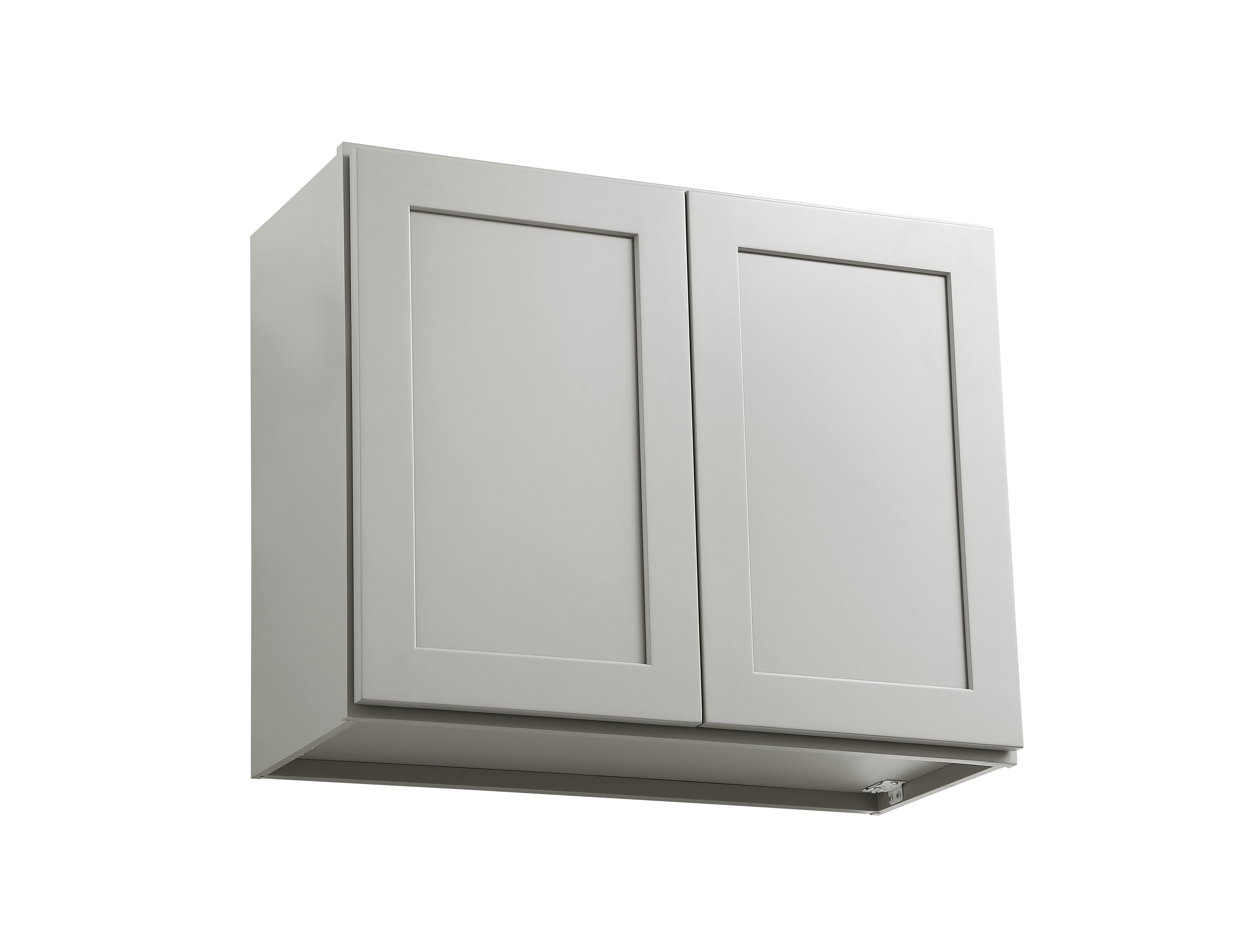 Installation Manual
Specification Sheet
Dimensions
Length: 30"
Width: 12"
Height: 24"
Specifications
Assembly Required: Yes
Distressed Finish: No
Finish (Color): Grey
Rubberwood and Plywood
Product Shape: Rectangle
Product Type: Kitchen Wall Cabinet
Product Warranty: 1 year limited
Weight: 33.1
Wire Included: No
Wood Type: Rubberwood
Shipment type: Small Parcel
Drawers
Drawers Included: No
Shelves
Number of Shelves: 1 - alternate view