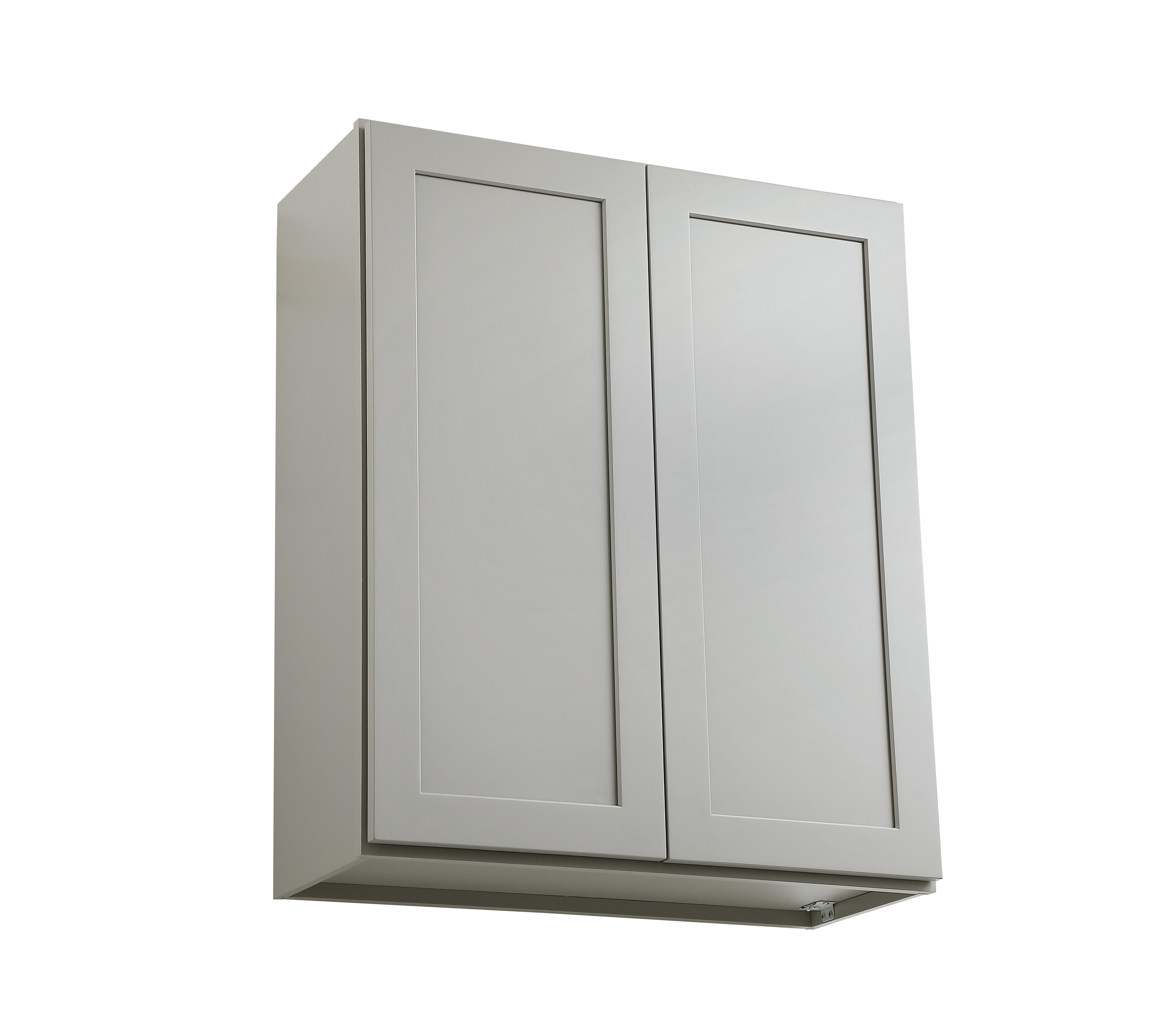 Installation Manual
Specification Sheet
Dimensions
Length: 30"
Width: 12"
Height: 36"
Specifications
Assembly Required: Yes
Distressed Finish: No
Finish (Color): Grey
Rubberwood and Plywood
Product Shape: Rectangle
Product Type: Kitchen Wall Cabinet
Product Warranty: 1 year limited
Weight: 46.31
Wire Included: No
Wood Type: Rubberwood
Shipment type: Small Parcel
Drawers
Drawers Included: No
Shelves
Number of Shelves: 2 - alternate view
