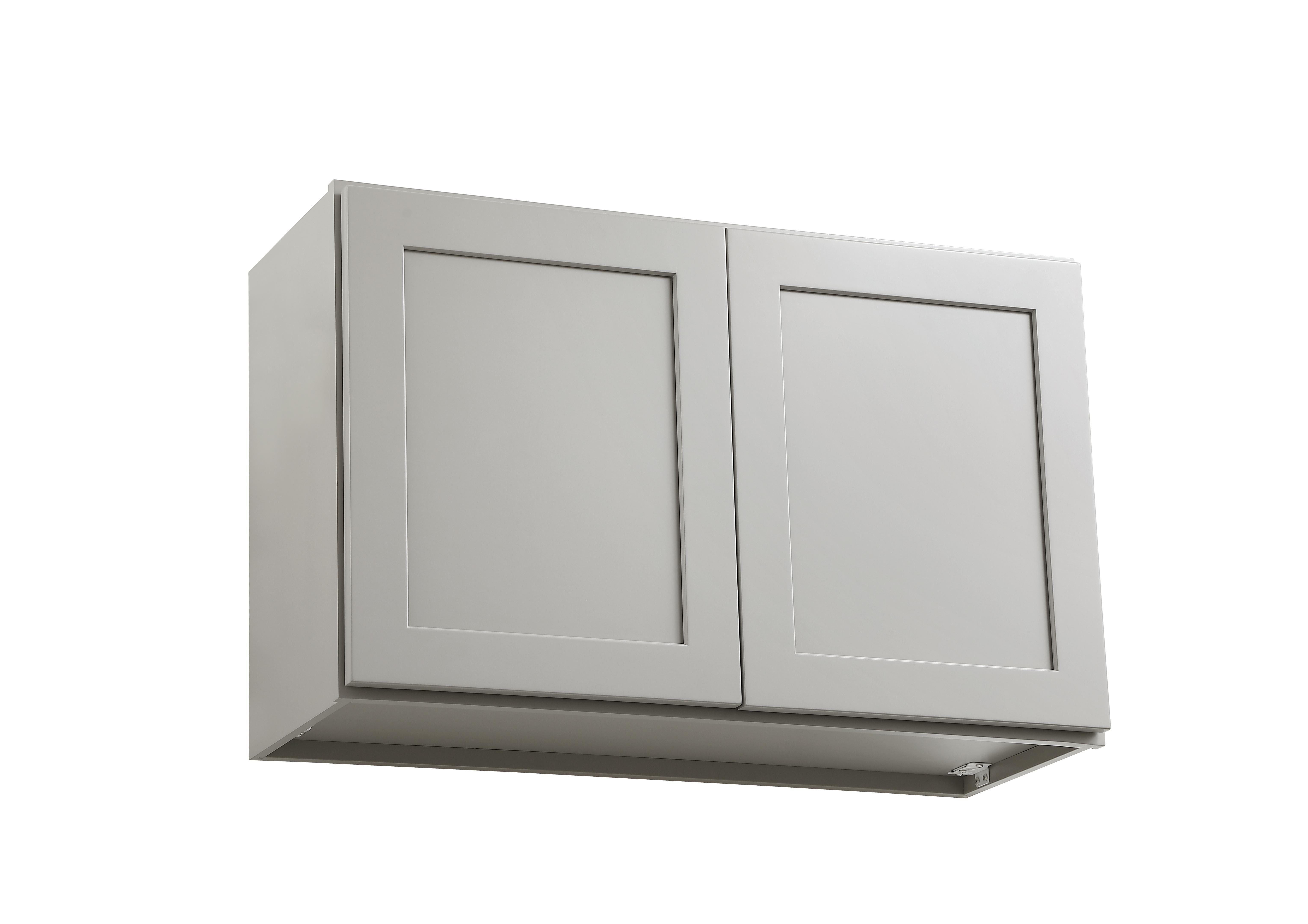 Installation Manual
Specification Sheet
Dimensions
Length: 33"
Width: 12"
Height: 21"
Specifications
Assembly Required: Yes
Distressed Finish: No
Finish (Color): Grey
Rubberwood and Plywood
Product Shape: Rectangle
Product Type: Kitchen Wall Cabinet
Product Warranty: 1 year limited
Weight: 33.5
Wire Included: No
Wood Type: Rubberwood
Shipment type: Small Parcel
Drawers
Drawers Included: No
Shelves
Number of Shelves: 1 - alternate view