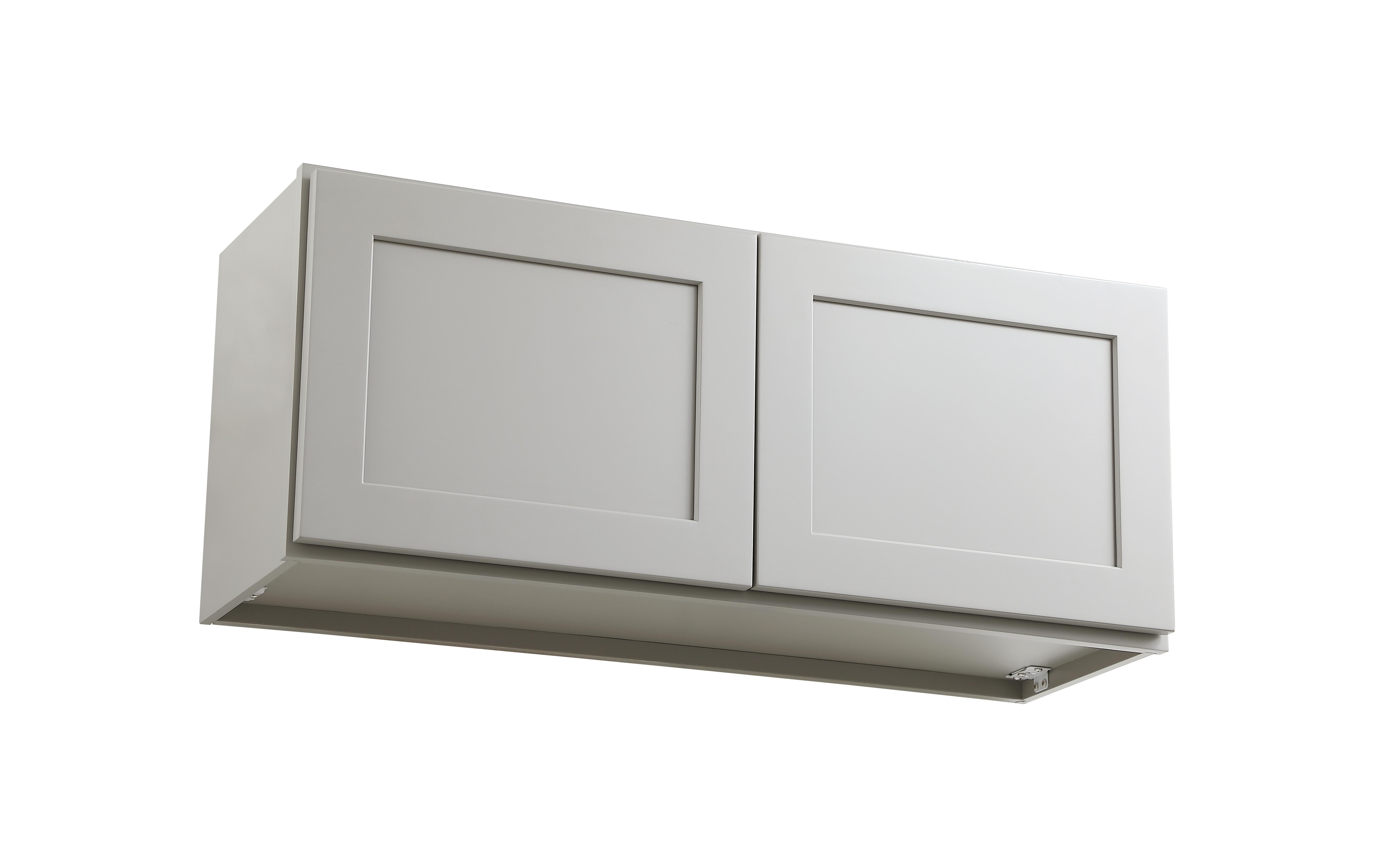 Installation Manual
Specification Sheet
Dimensions
Length: 36"
Width: 12"
Height: 15"
Specifications
Assembly Required: Yes
Distressed Finish: No
Finish (Color): Grey
Rubberwood and Plywood
Product Shape: Rectangle
Product Type: Kitchen Wall Cabinet
Product Warranty: 1 year limited
Weight: 24.9
Wire Included: No
Wood Type: Rubberwood
Shipment type: Small Parcel
Drawers
Drawers Included: No - alternate view