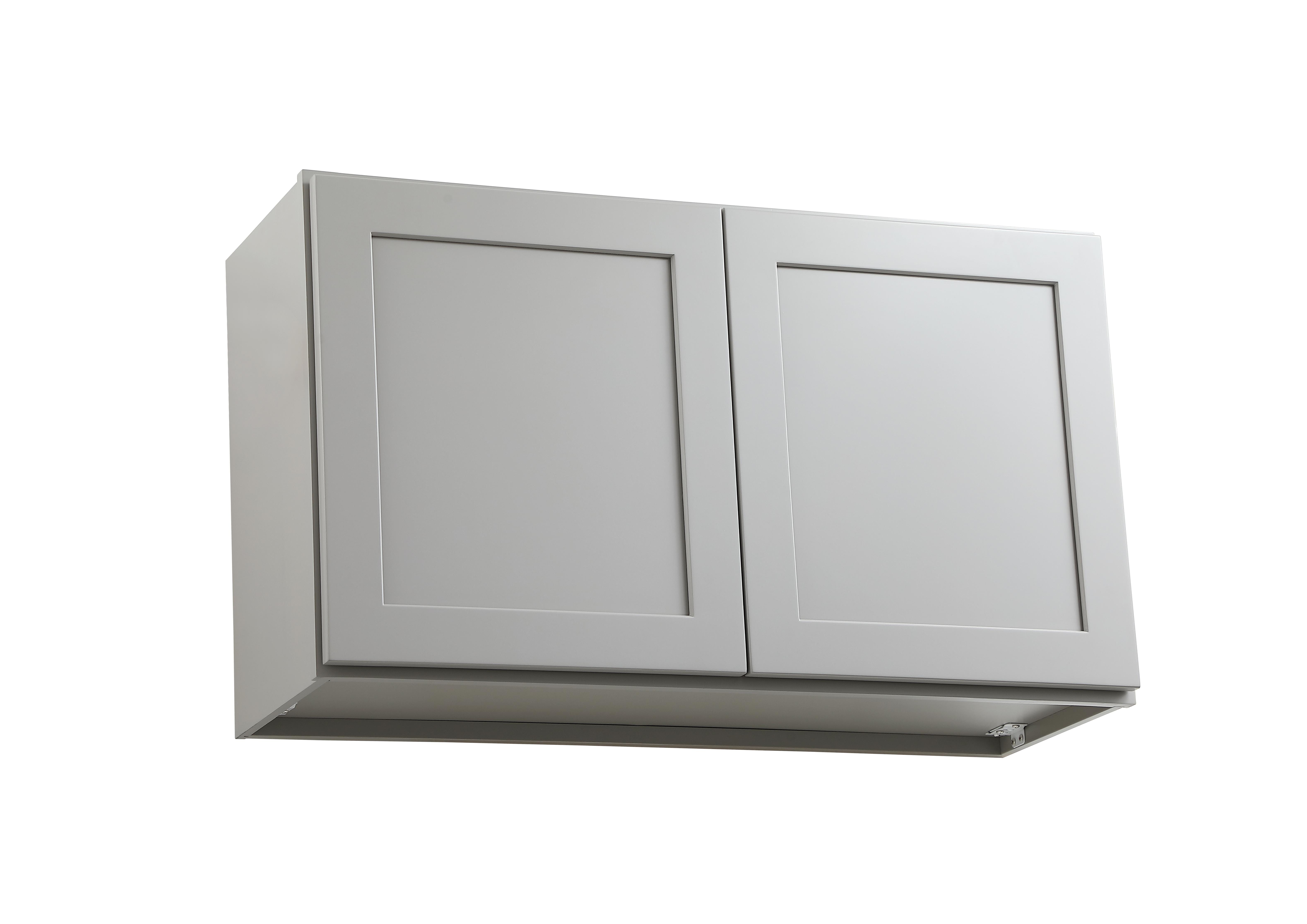 Installation Manual
Specification Sheet
Dimensions
Length: 36"
Width: 12"
Height: 21"
Specifications
Assembly Required: Yes
Distressed Finish: No
Finish (Color): Grey
Rubberwood and Plywood
Product Shape: Rectangle
Product Type: Kitchen Wall Cabinet
Product Warranty: 1 year limited
Weight: 36
Wire Included: No
Wood Type: Rubberwood
Shipment type: Small Parcel
Drawers
Drawers Included: No
Shelves
Number of Shelves: 1 - alternate view