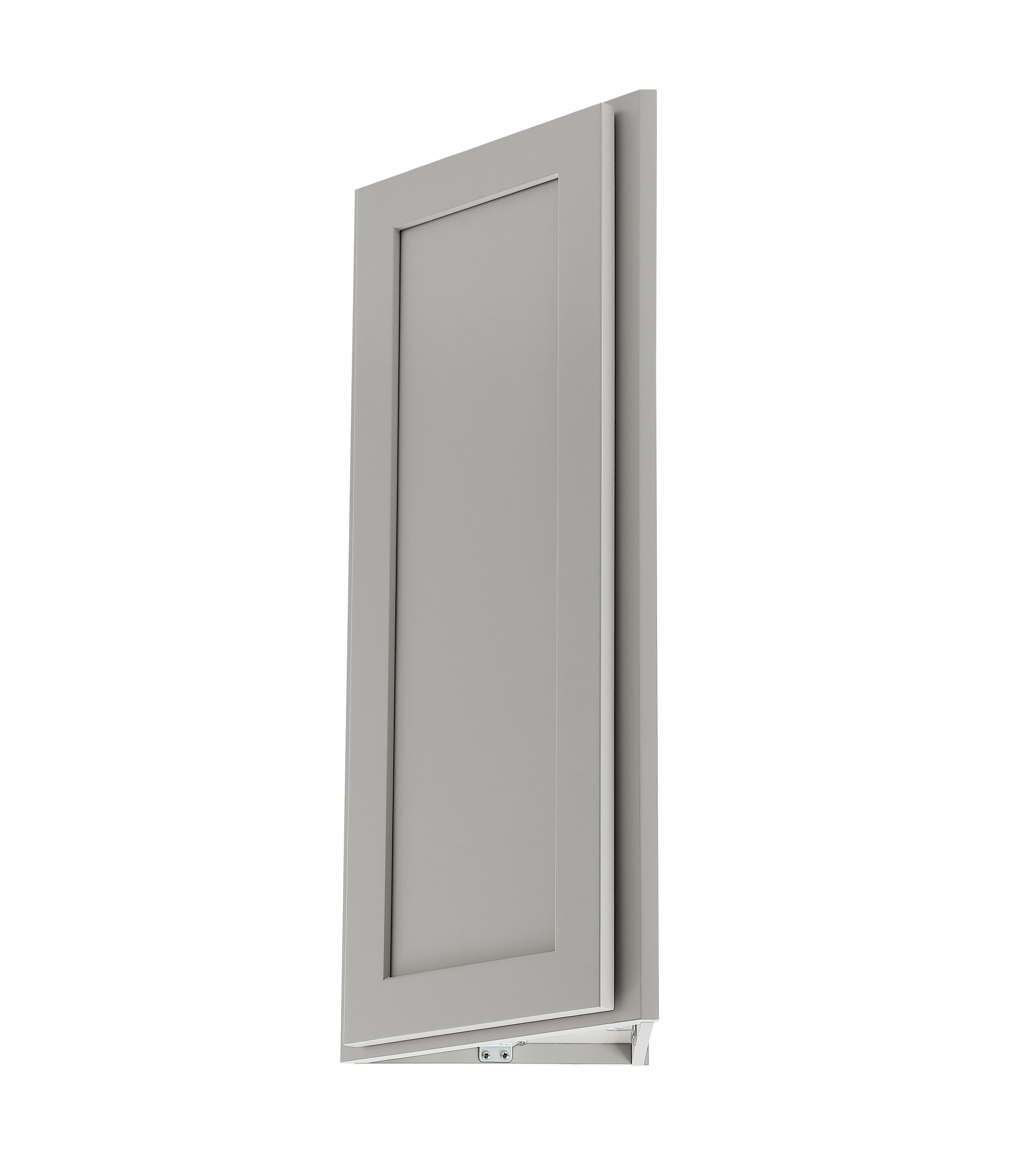 Installation Manual
Specification Sheet
Dimensions
Length: 12"
Width: 12"
Height: 36"
Specifications
Assembly Required: Yes
Distressed Finish: No
Finish (Color): Grey
Rubberwood and Plywood
Product Shape: Triangle
Product Type: Kitchen Wall End Angle Cabinet
Product Warranty: 1 year limited
Weight: 17.7
Wire Included: No
Wood Type: Rubberwood
Shipment type: Small Parcel
Drawers
Drawers Included: No
Shelves
Number of Shelves: 2 - alternate view