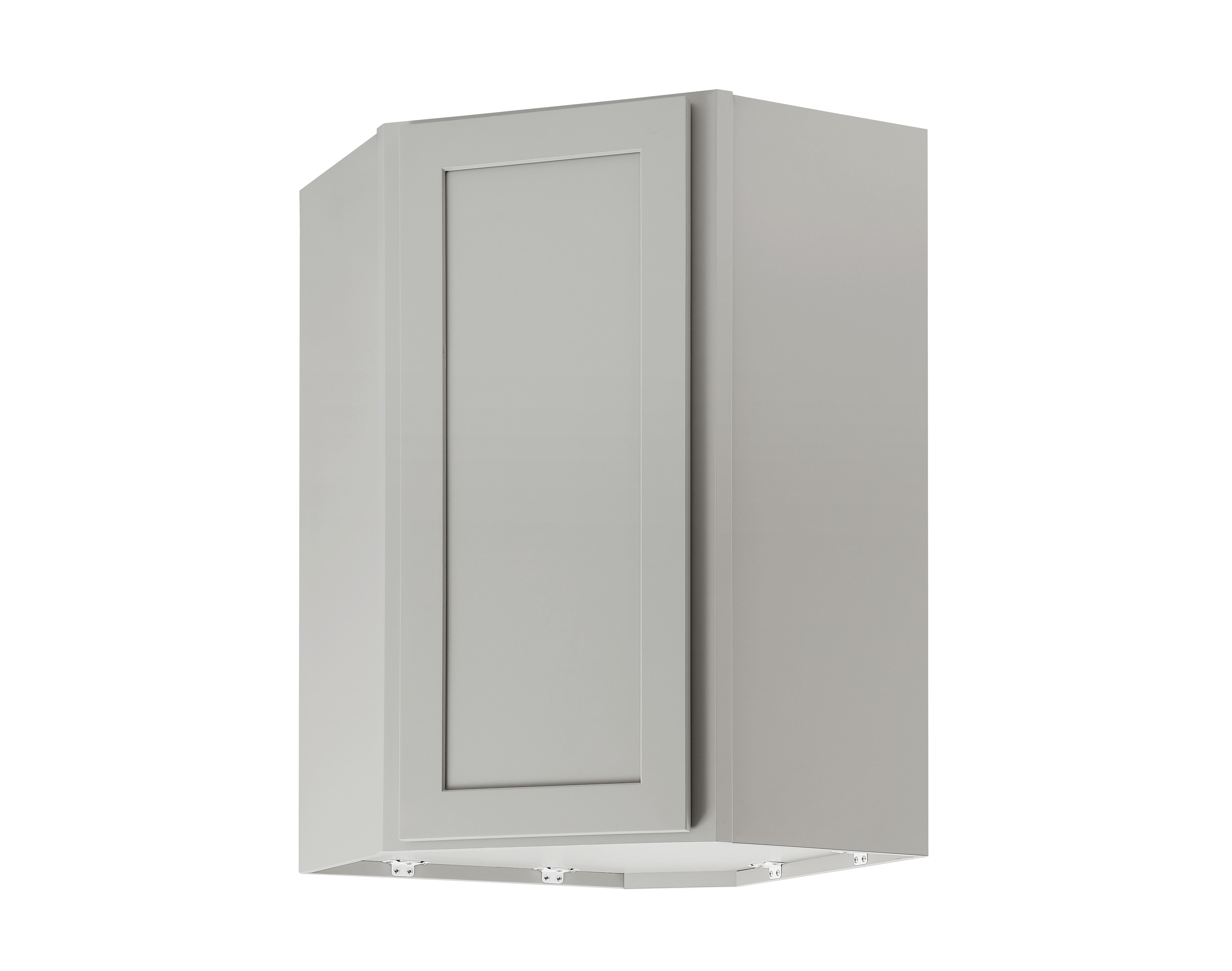 Installation Manual
Specification Sheet
Dimensions
Length: 24"
Width: 24"
Height: 36"
Specifications
Assembly Required: Yes
Distressed Finish: No
Finish (Color): Grey
Fixture Material: Hardwood and Laminate
Product Shape: Polygon
Product Type: Kitchen Blind Wall Cabinet
Product Warranty: 1 year limited
Weight: 55.01
Wire Included: No
Wood Type: Rubberwood
Shipment type: Small Parcel
Drawers
Drawers Included: No
Shelves
Number of Shelves: 2 - alternate view