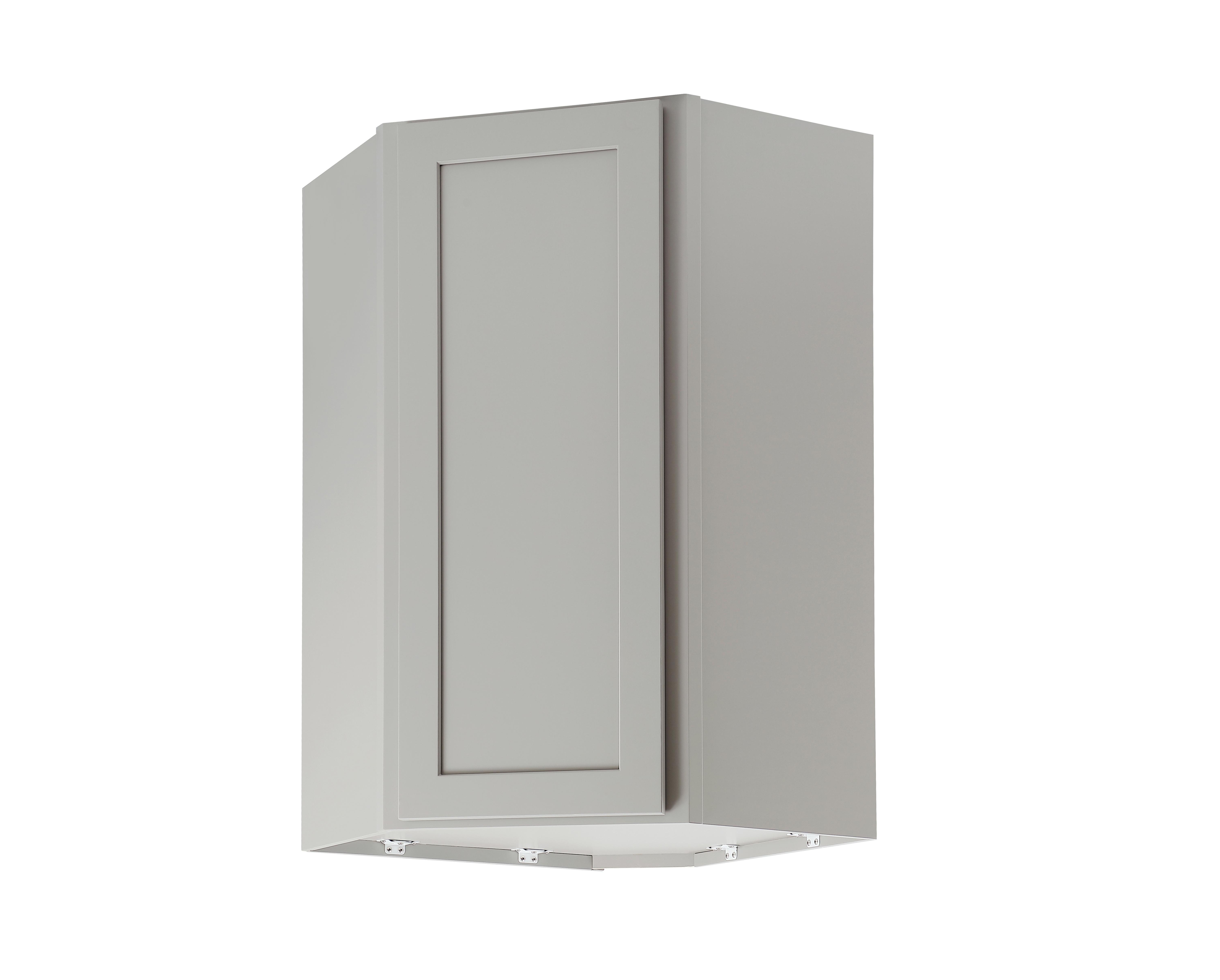 Installation Manual
Specification Sheet
Dimensions
Length: 24"
Width: 24"
Height: 39"
Specifications
Assembly Required: Yes
Distressed Finish: No
Finish (Color): Grey
Rubberwood and Plywood
Product Shape: Polygon
Product Type: Kitchen Blind Wall Cabinet
Product Warranty: 1 year limited
Weight: 55.1
Wire Included: No
Wood Type: Rubberwood
Shipment type: Small Parcel
Drawers
Drawers Included: No
Shelves
Number of Shelves: 2 - alternate view