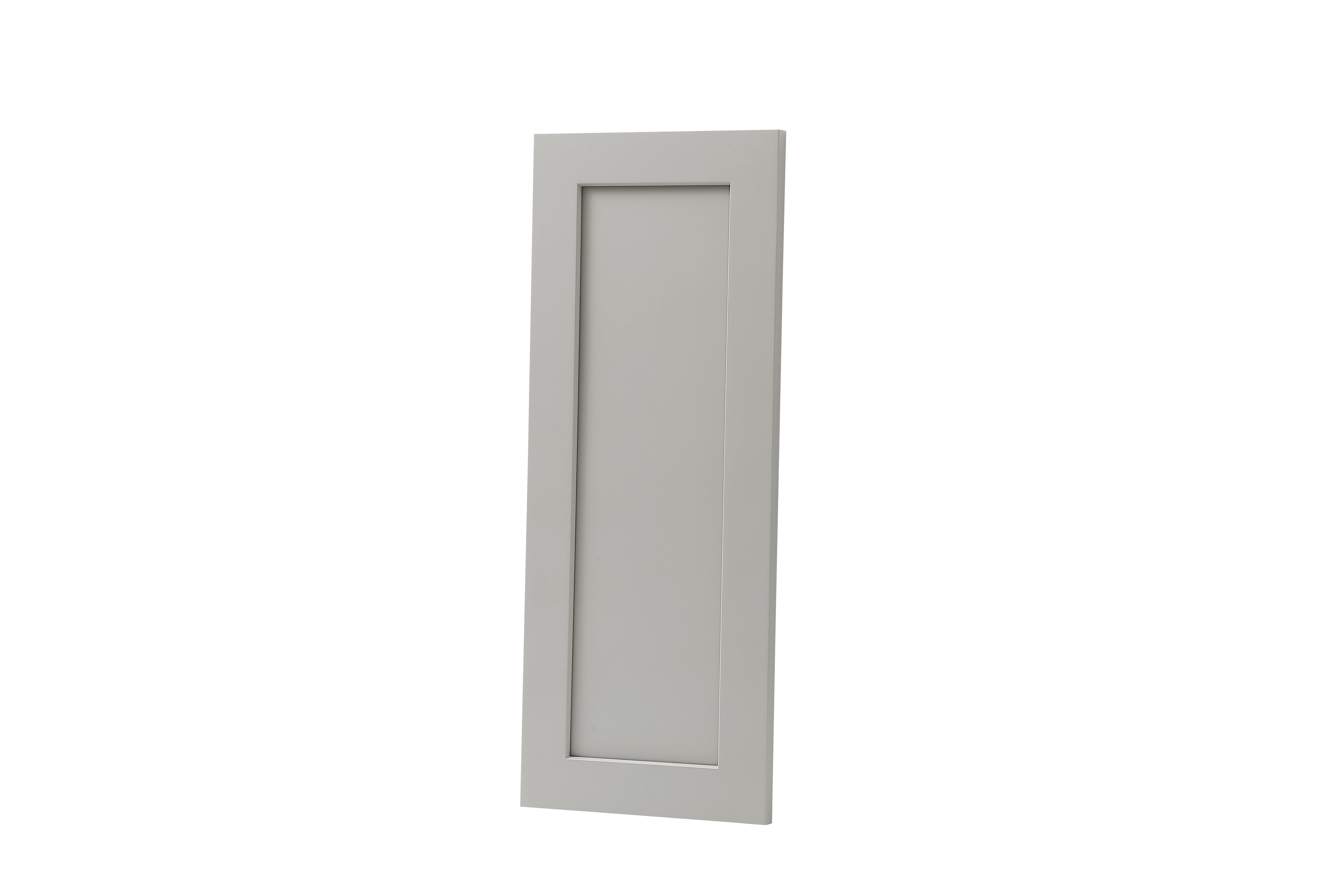 Specification Sheet
Dimensions
Length: 12"
Width: 30"
Height: 0.75"
Specifications
Assembly Required: Yes
Distressed Finish: No
Finish (Color): Grey
Door Frame: Rubberwood / panel: MDF
Product Shape: Rectangle
Product Type: Kitchen Wall End Panel
Product Warranty: 1 year limited
Weight: 4.3659
Wire Included: No
Shipment type: Small Parcel - alternate view