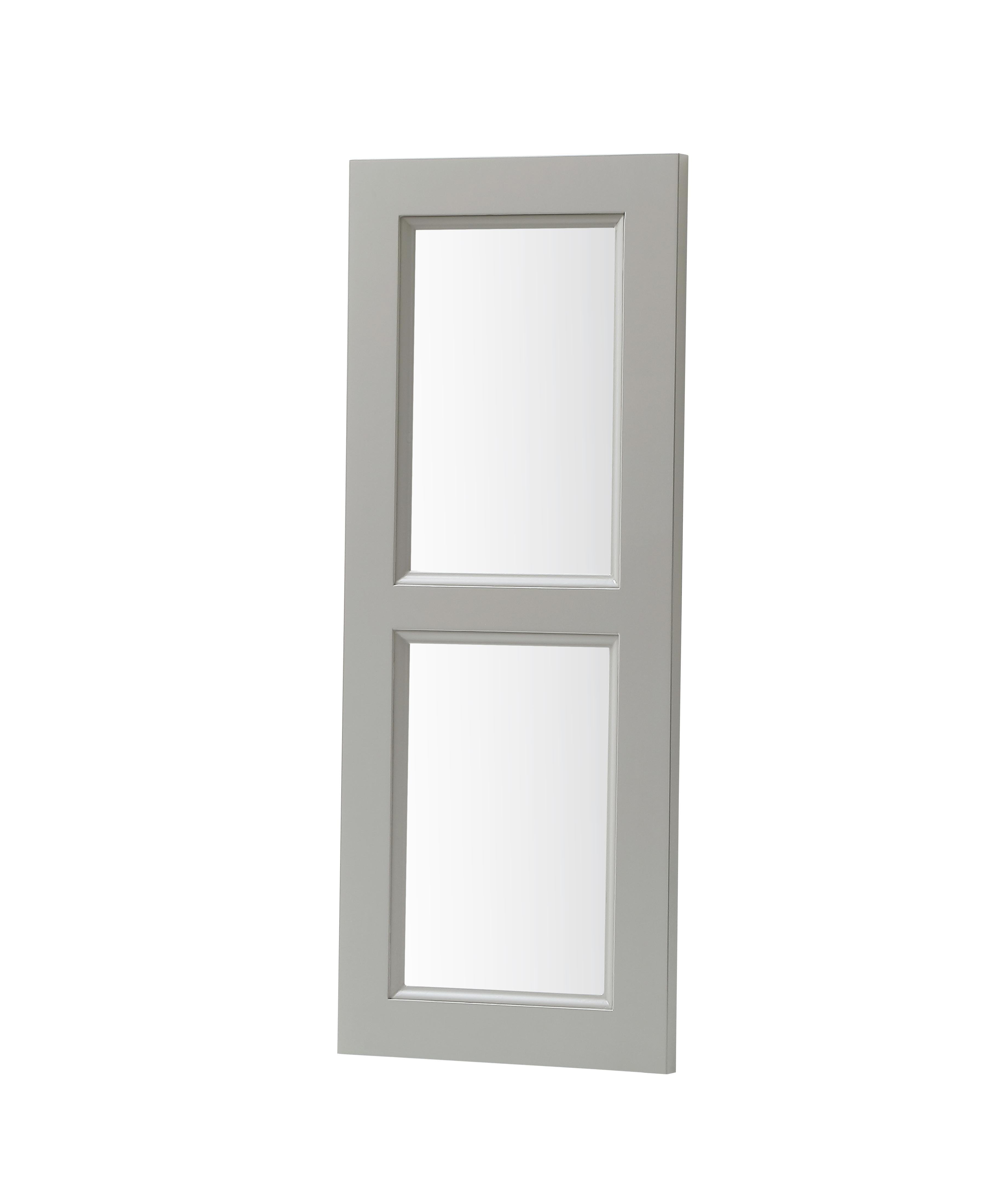 Specification Sheet
Dimensions
Length: 11.77"
Width: 0.75"
Height: 29.06"
Specifications
Assembly Required: Yes
Distressed Finish: No
Finish (Color): Grey
Rubberwood and Glass
Product Shape: Rectangle
Product Type: Kitchen Wall Mullion Door
Product Warranty: 1 year limited
Weight: 5.6007
Wire Included: No
Shipment type: Small Parcel - alternate view
