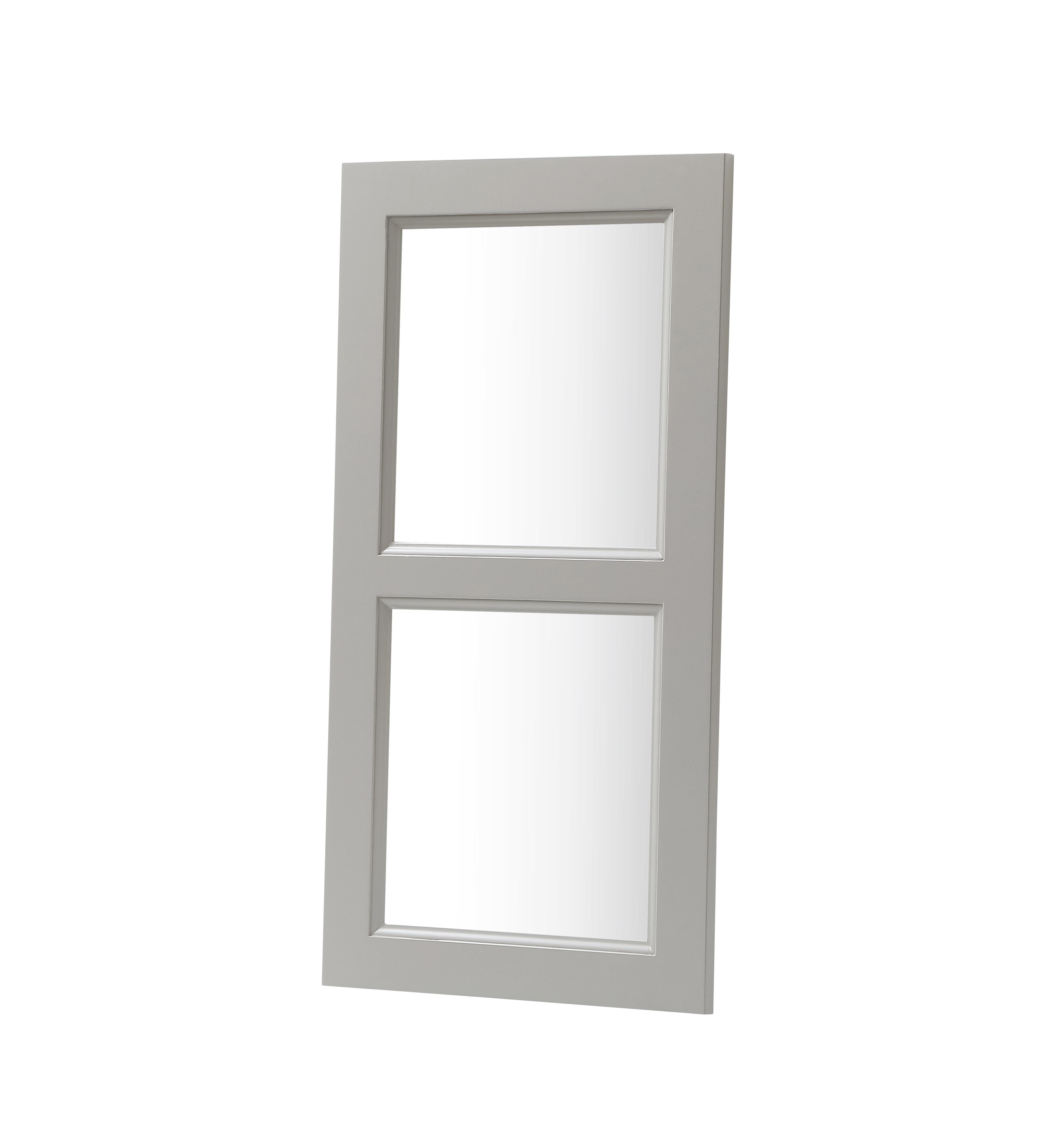 Specification Sheet
Dimensions
Length: 14.76"
Width: 0.75"
Height: 29.06"
Specifications
Assembly Required: Yes
Distressed Finish: No
Finish (Color): Grey
Rubberwood and Glass
Product Shape: Rectangle
Product Type: Kitchen Wall Mullion Door
Product Warranty: 1 year limited
Weight: 6.9237
Wire Included: No
Shipment type: Small Parcel - alternate view