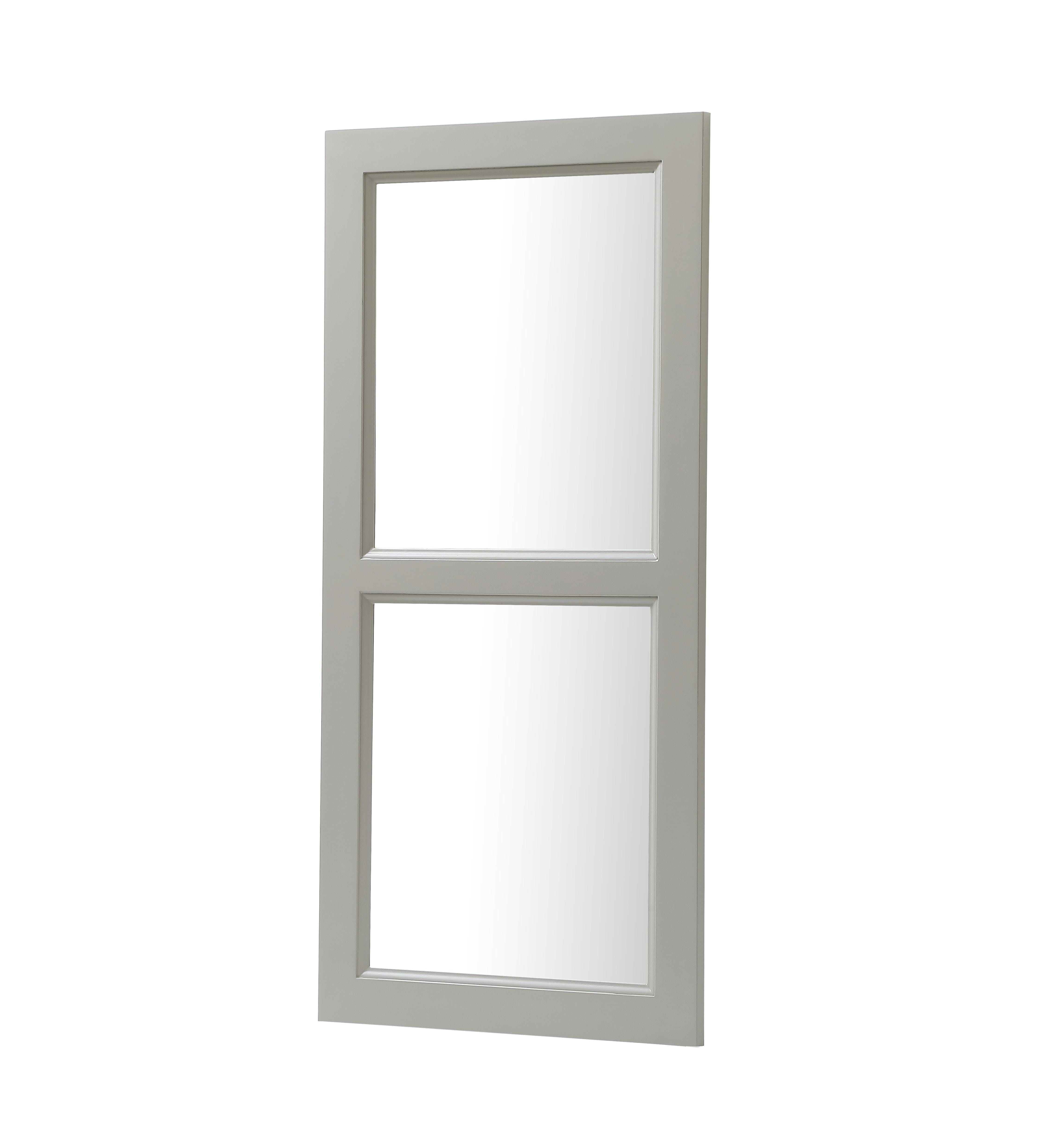 Specification Sheet
Dimensions
Length: 17.76"
Width: 0.75"
Height: 38.07"
Specifications
Assembly Required: Yes
Distressed Finish: No
Finish (Color): Grey
Rubberwood and Glass
Product Shape: Rectangle
Product Type: Kitchen Wall Mullion Door
Product Warranty: 1 year limited
Weight: 10.8045
Wire Included: No
Shipment type: Small Parcel - alternate view