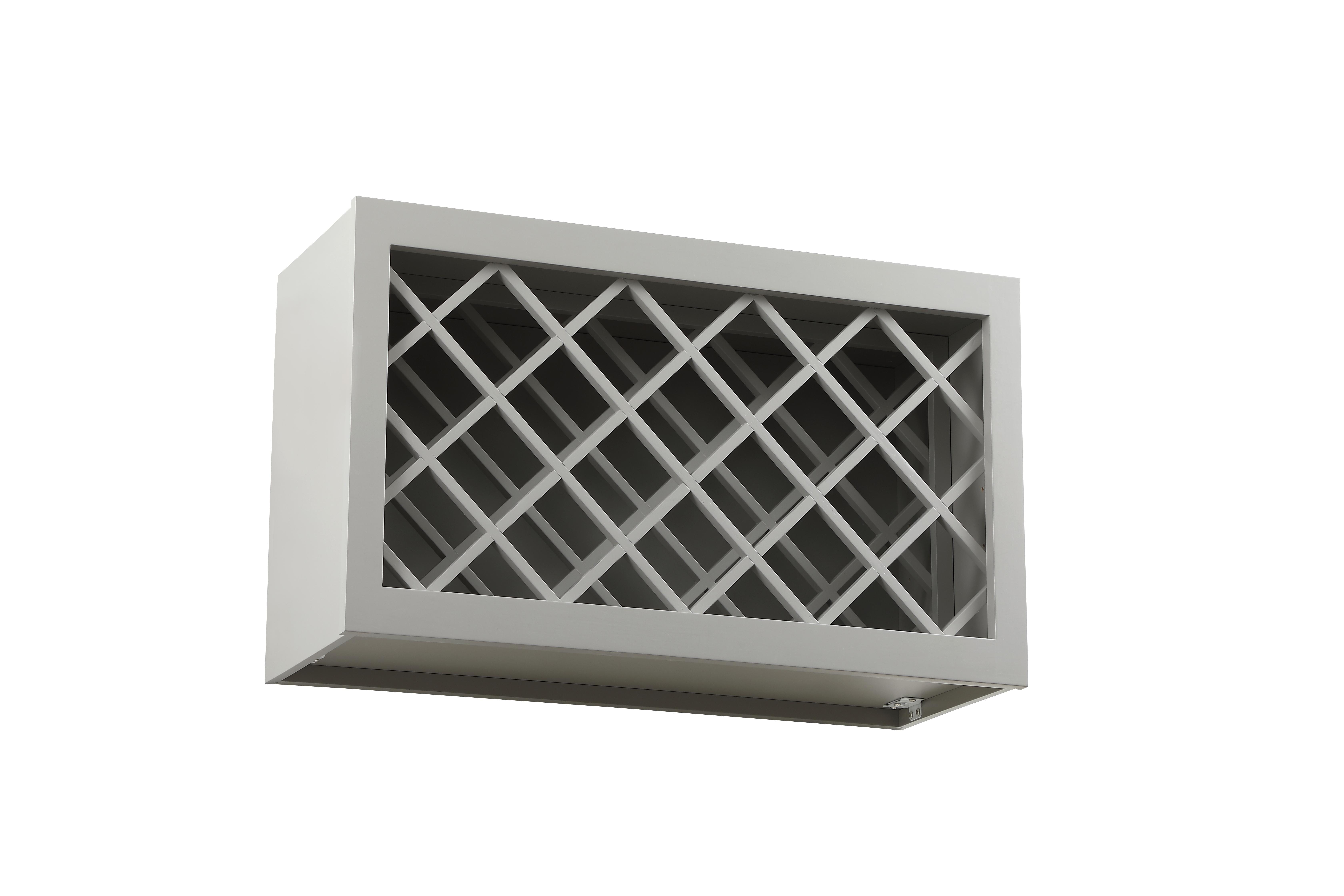 Installation Manual
Specification Sheet
Dimensions
Length: 30"
Width: 12"
Height: 18"
Specifications
Assembly Required: Yes
Distressed Finish: No
Finish (Color): Grey
Rubberwood and Plywood
Product Shape: Rectangle
Product Type: Kitchen Wine Rack Cabinet
Product Warranty: 1 year limited
Weight: 25.4
Wire Included: No
Wood Type: Rubberwood
Shipment type: Small Parcel
Drawers
Drawers Included: No - alternate view