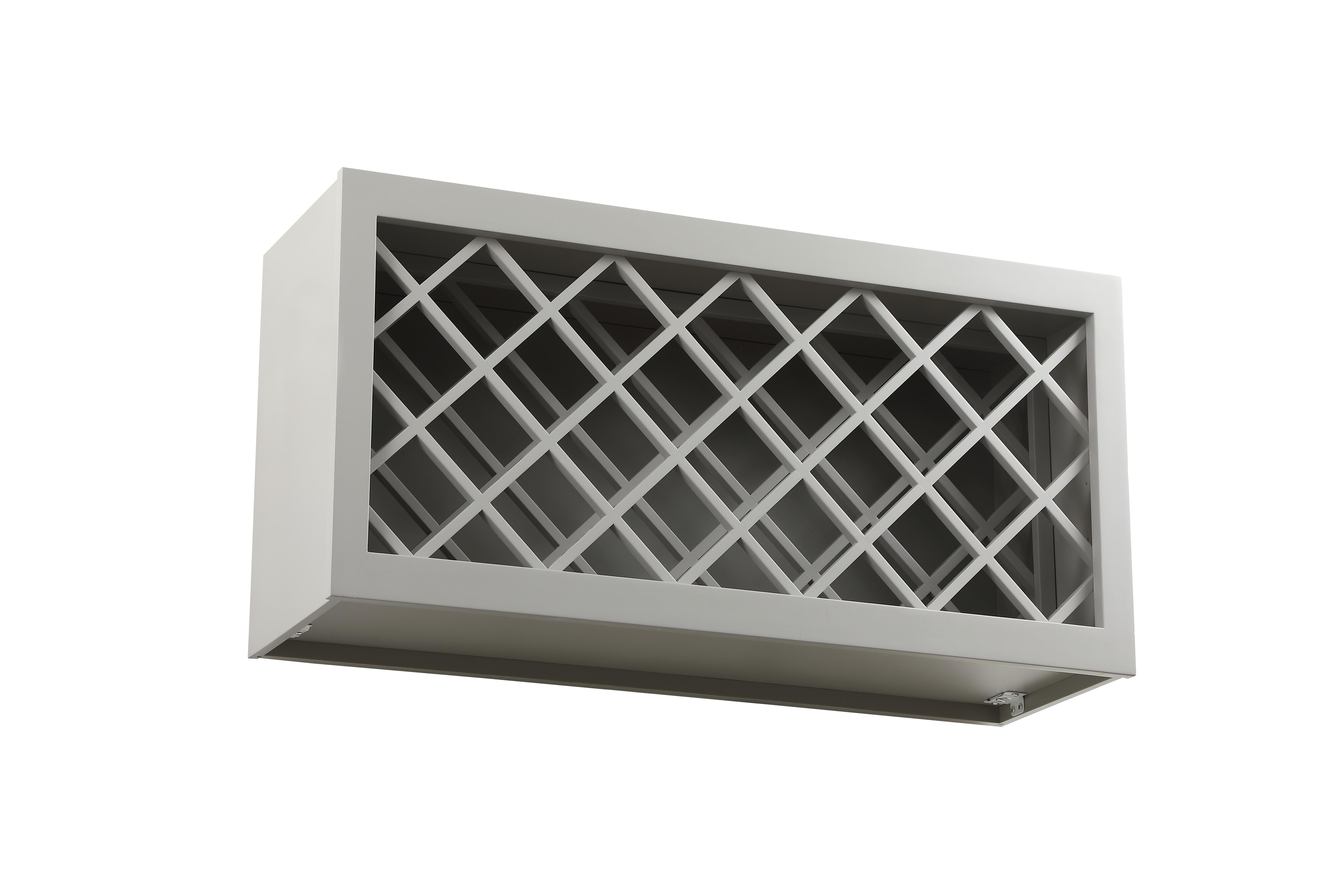 Installation Manual
Specification Sheet
Dimensions
Length: 36"
Width: 12"
Height: 18"
Specifications
Assembly Required: Yes
Distressed Finish: No
Finish (Color): Grey
Rubberwood and Plywood
Product Shape: Rectangle
Product Type: Kitchen Wine Rack Cabinet
Product Warranty: 1 year limited
Weight: 29.8
Wire Included: No
Wood Type: Rubberwood
Shipment type: Small Parcel
Drawers
Drawers Included: No - alternate view